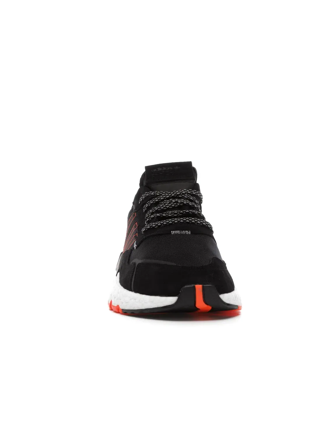 Мужские кроссовки Lifestyle Nite Jogger Adidas — изображение 2 из 4, черный/белый/оранжевый