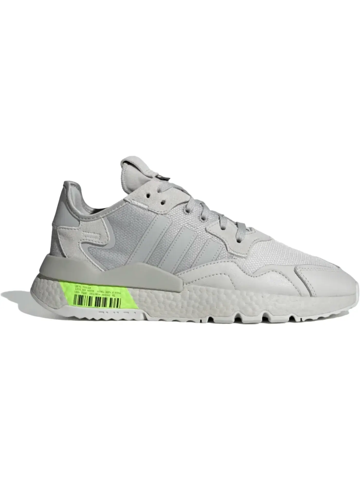 Мужские кроссовки Lifestyle Adidas Nite Jogger — изображение 1 из 1, серый/серый/зеленый