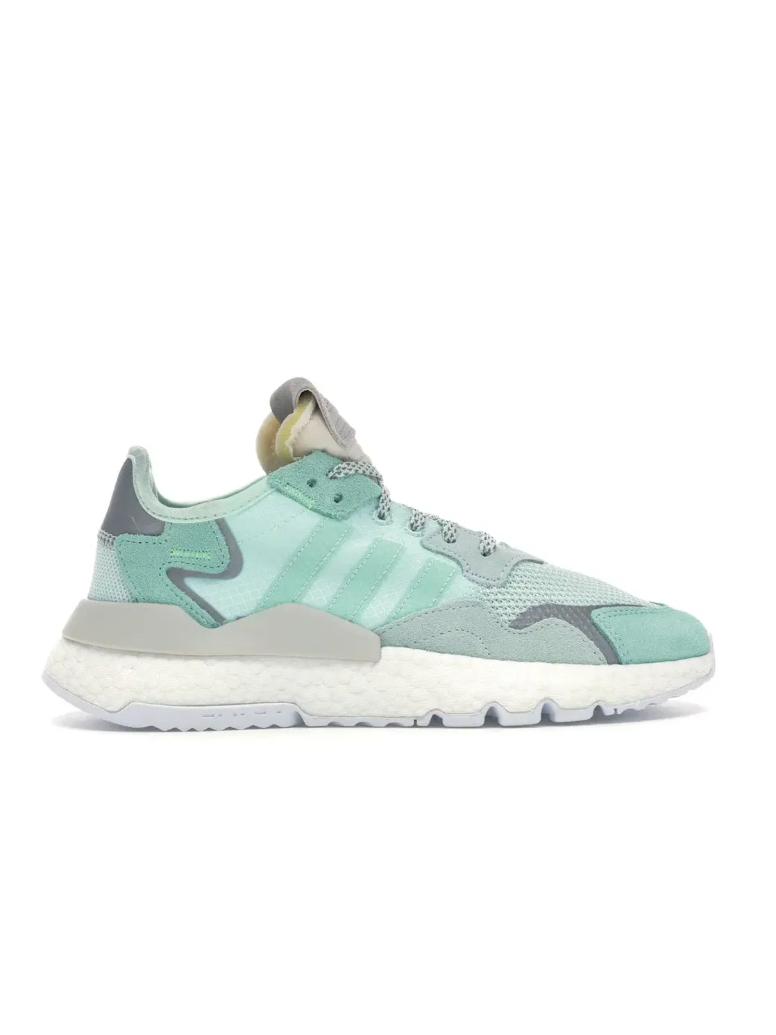 Женские кроссовки Lifestyle Nite Jogger Adidas — изображение 1 из 4, прозрачный/белый