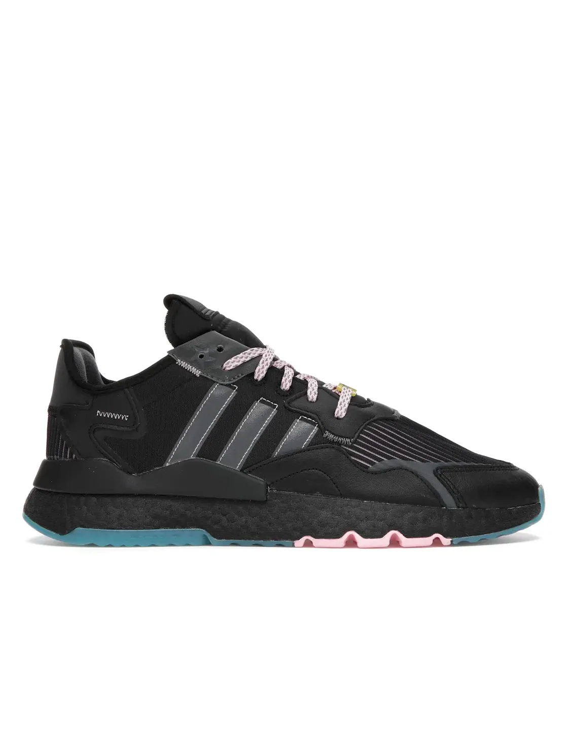 Мужские кроссовки Lifestyle Adidas Nite Jogger — изображение 1 из 4, черный/серый/синий