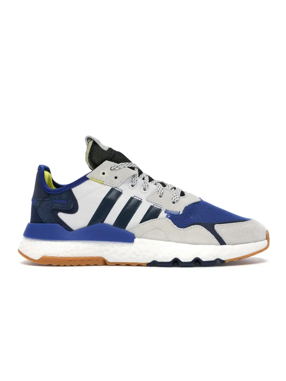 Мужские кроссовки Lifestyle Adidas Nite Jogger — изображение 1 из 4, синий/желтый/черный