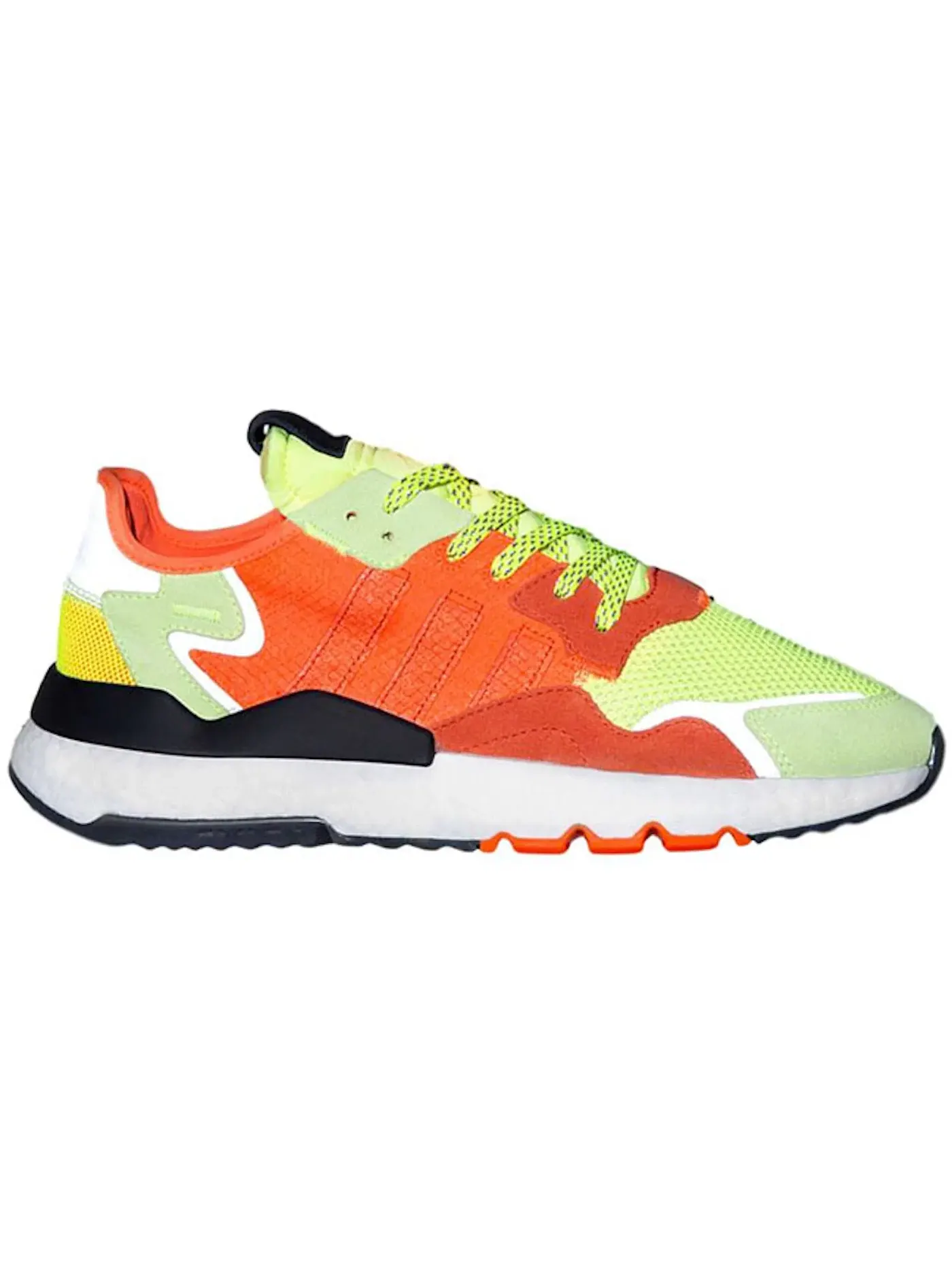 Мужские кроссовки Lifestyle Nite Jogger Adidas — изображение 1 из 1, оранжевый/зеленый/черный