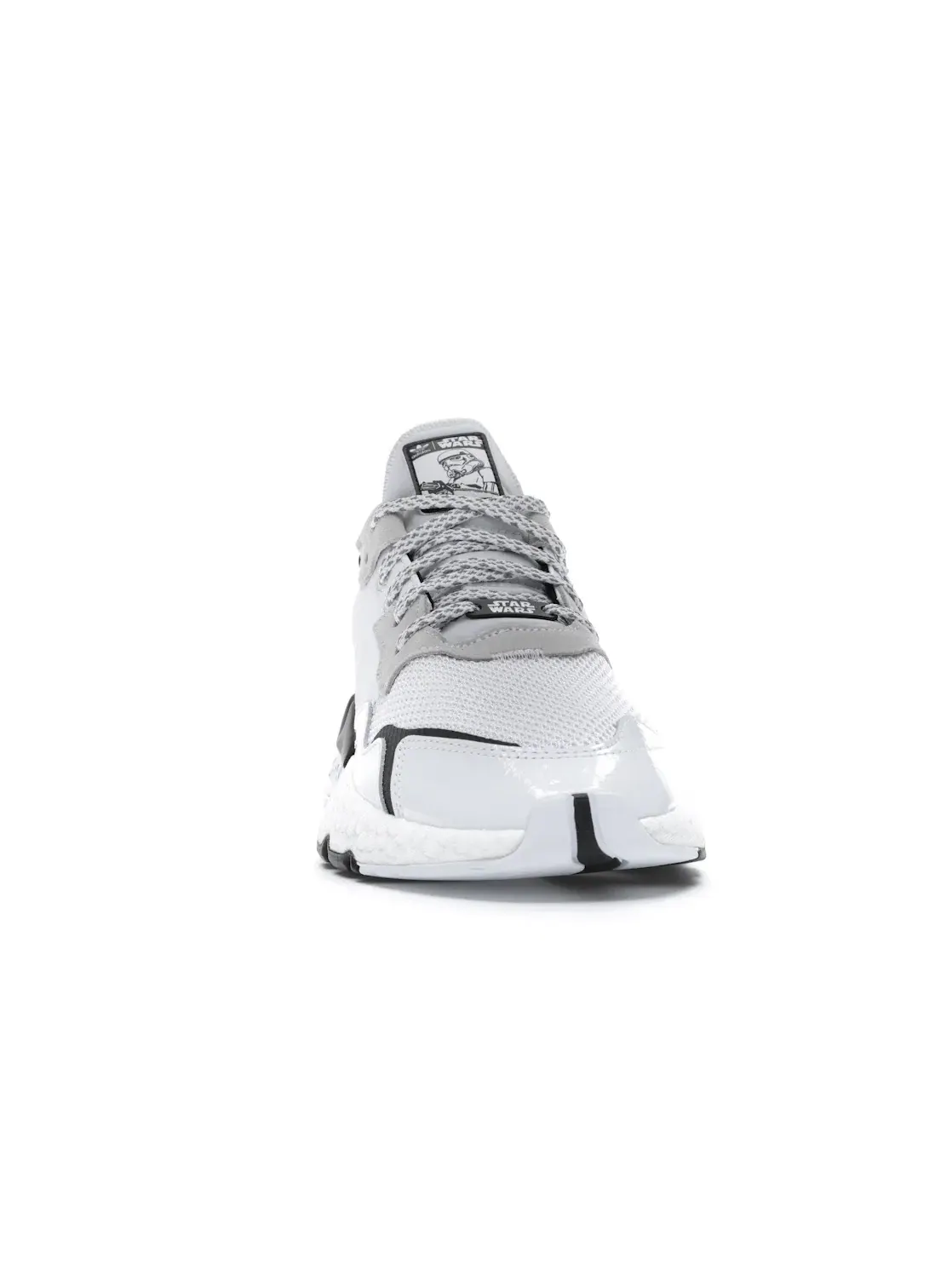 Мужские кроссовки Lifestyle с принтом Nite Jogger Adidas — изображение 2 из 4, белый/белый/черный