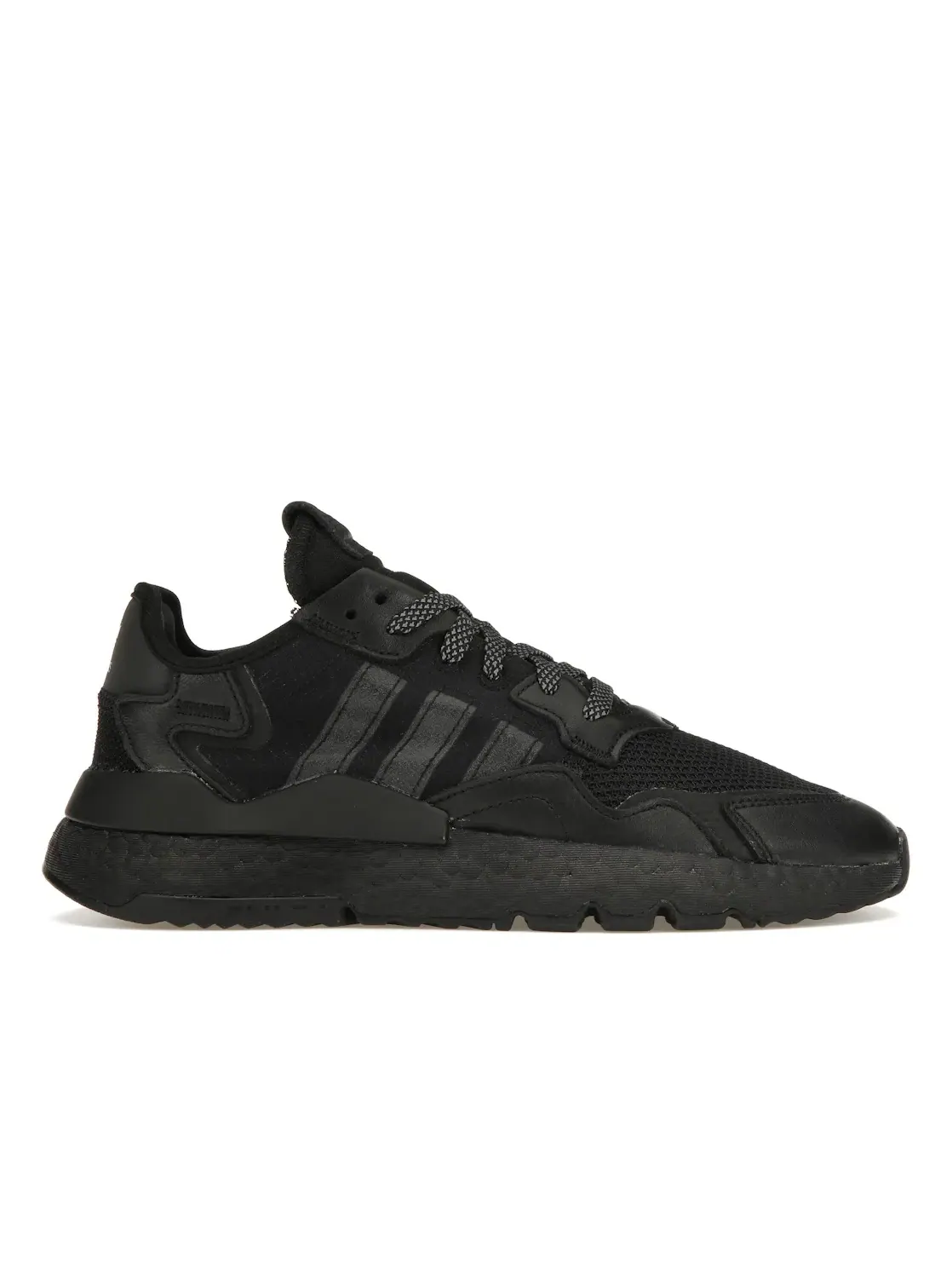 Мужские кроссовки lifestyle с амортизацией Adidas Nite Jogger — изображение 1 из 4, черный