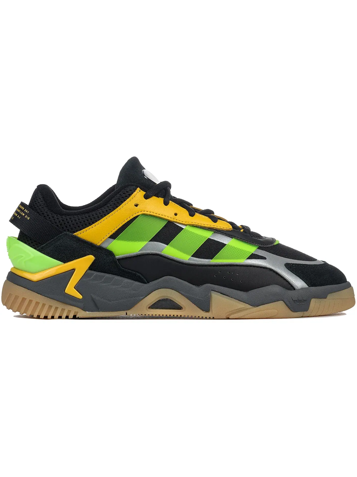 Мужские кроссовки Lifestyle Niteball 2 Adidas — изображение 1 из 1, черный/зеленый