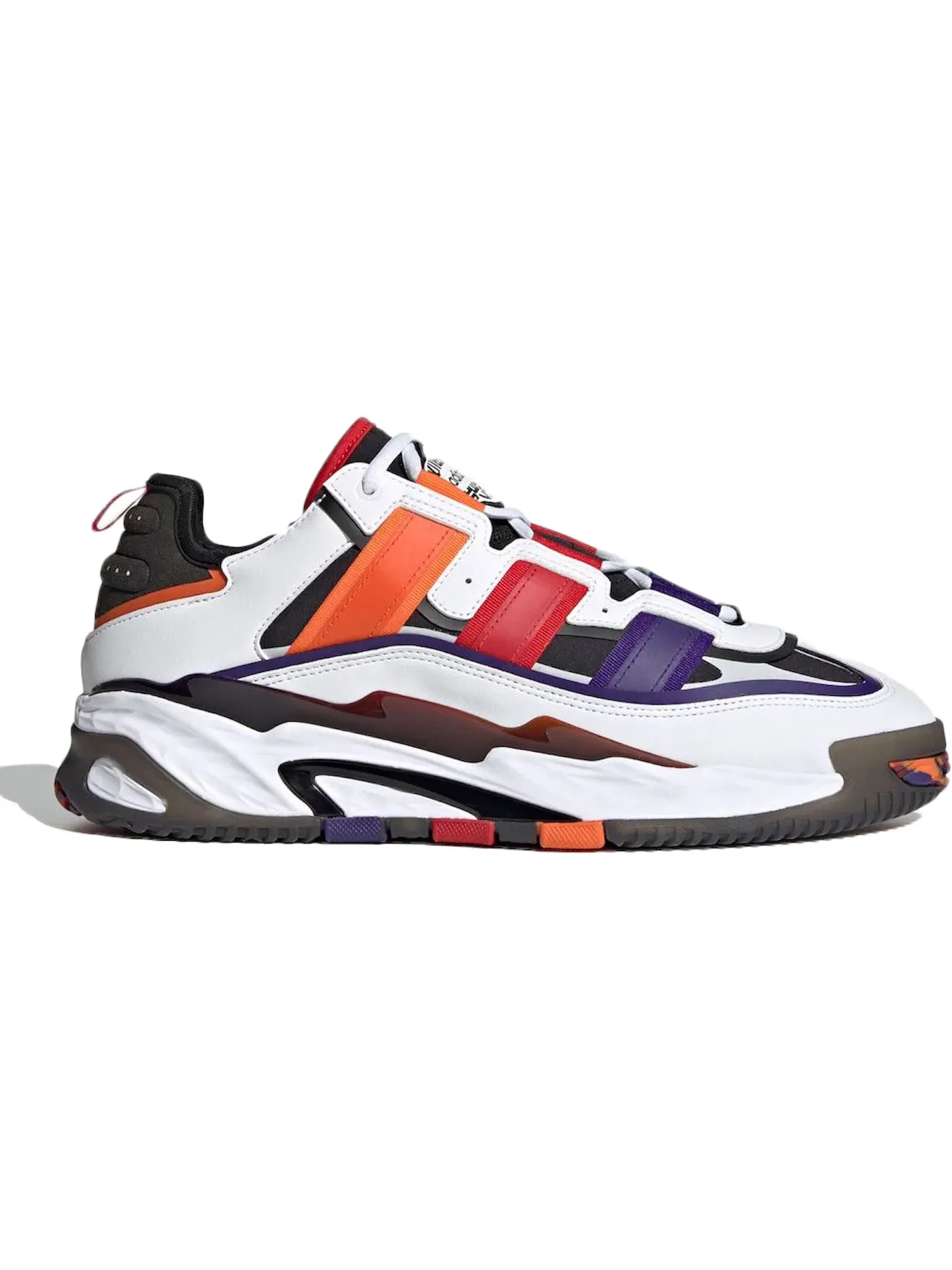 Мужские кроссовки Lifestyle Adidas Niteball — изображение 1 из 1, белый/фиолетовый-черный