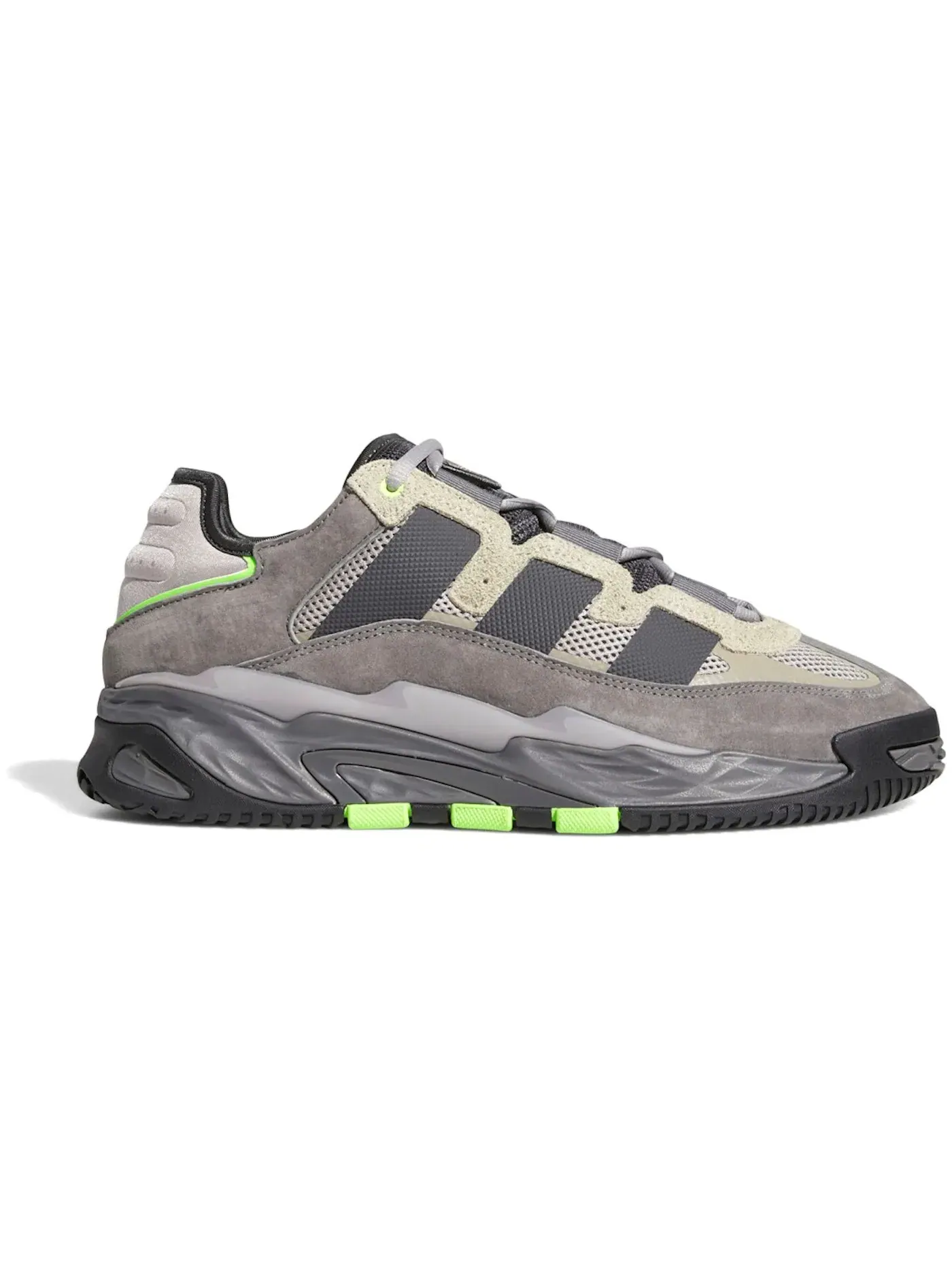 Мужские кроссовки Lifestyle Adidas Niteball — изображение 1 из 1, серый/серый/серый