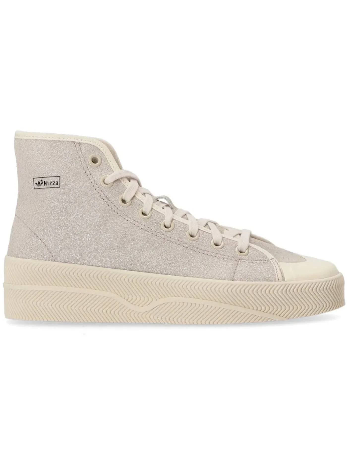 Мужские повседневные кроссовки кожаные Adidas Nizza 2 Leather — изображение 1 из 1, белый/белый/белый