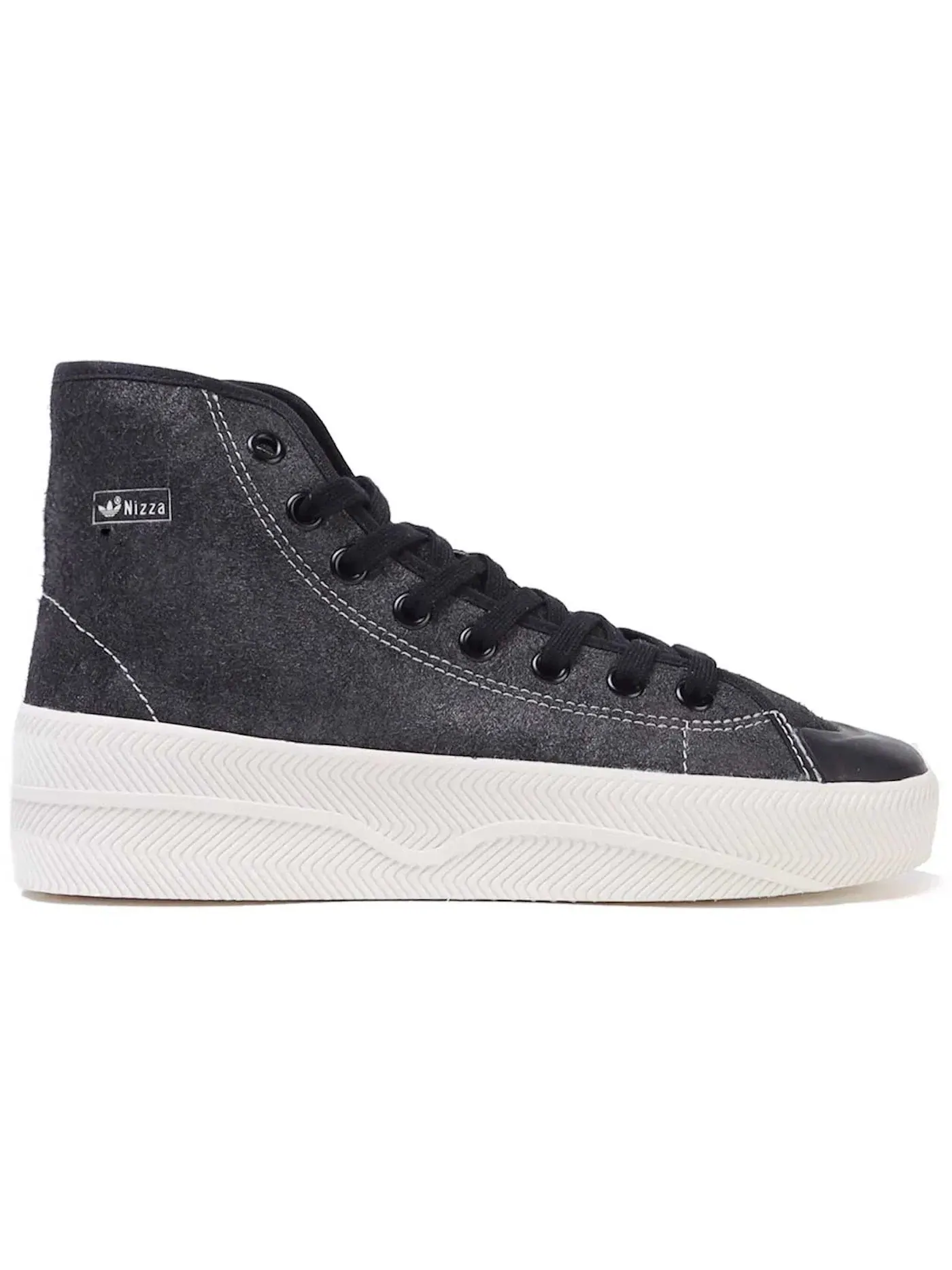 Мужские кроссовки Lifestyle Adidas Nizza 2 Leather — изображение 1 из 1, черный черный белый