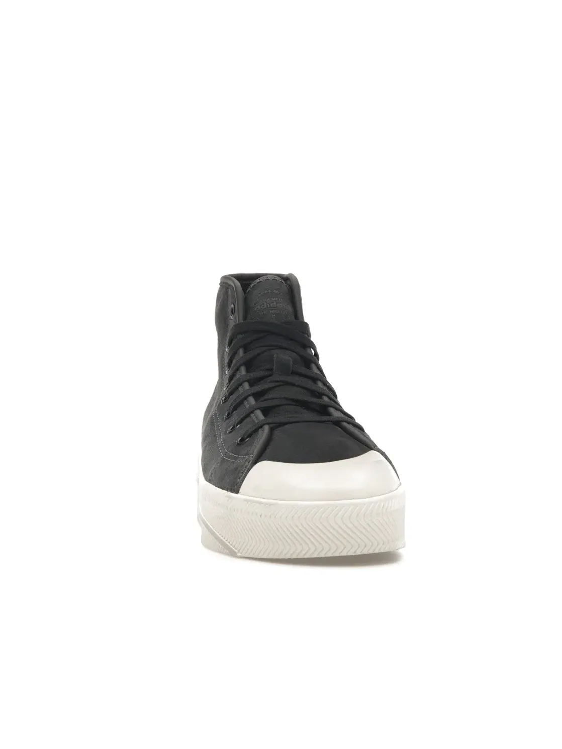 Мужские кроссовки с кожаным верхом Adidas Nizza 2 Leather — изображение 2 из 4, серый/белый