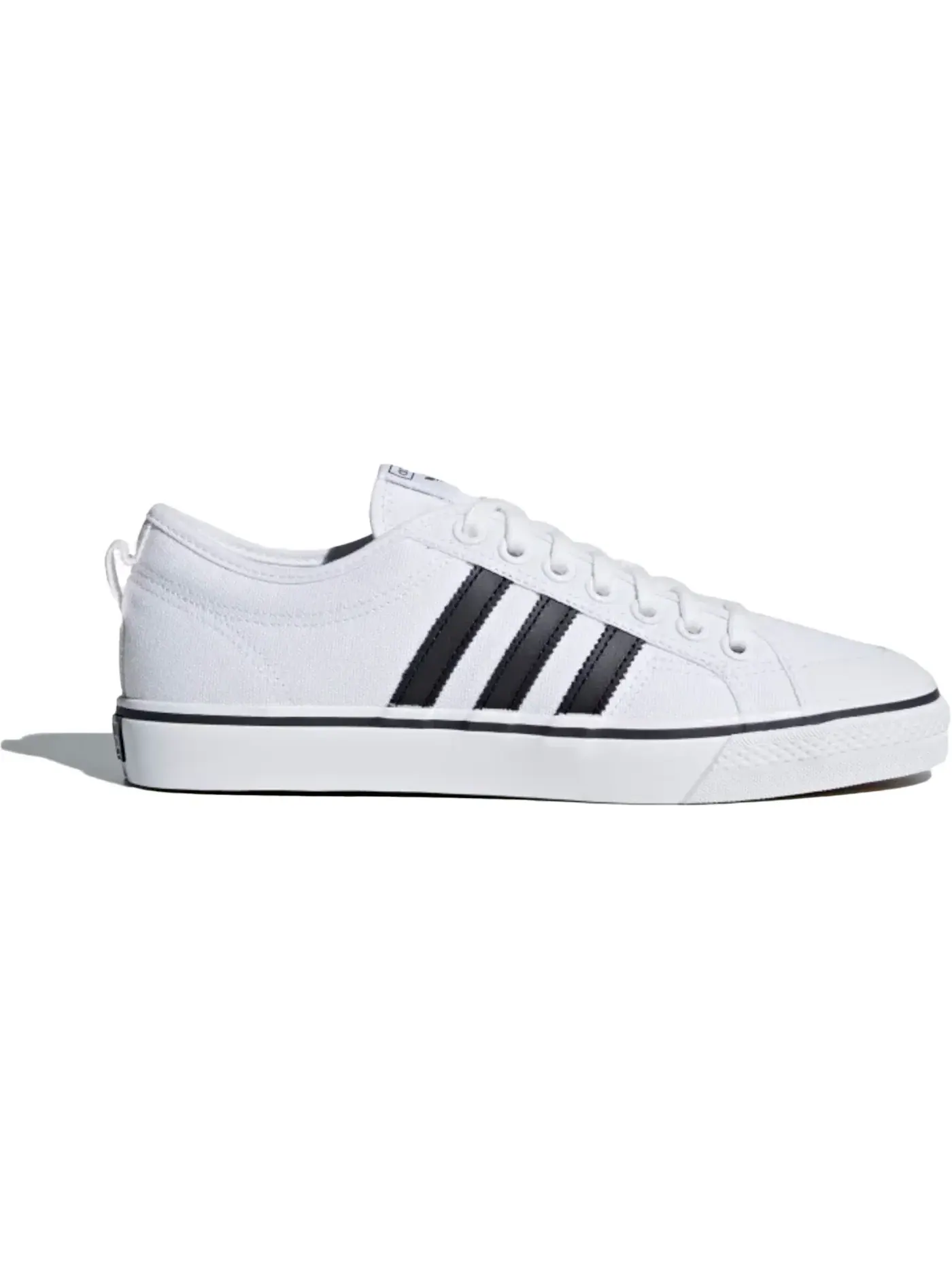 Мужские кроссовки повседневные Adidas Nizza — изображение 1 из 1, белый/черный/белый