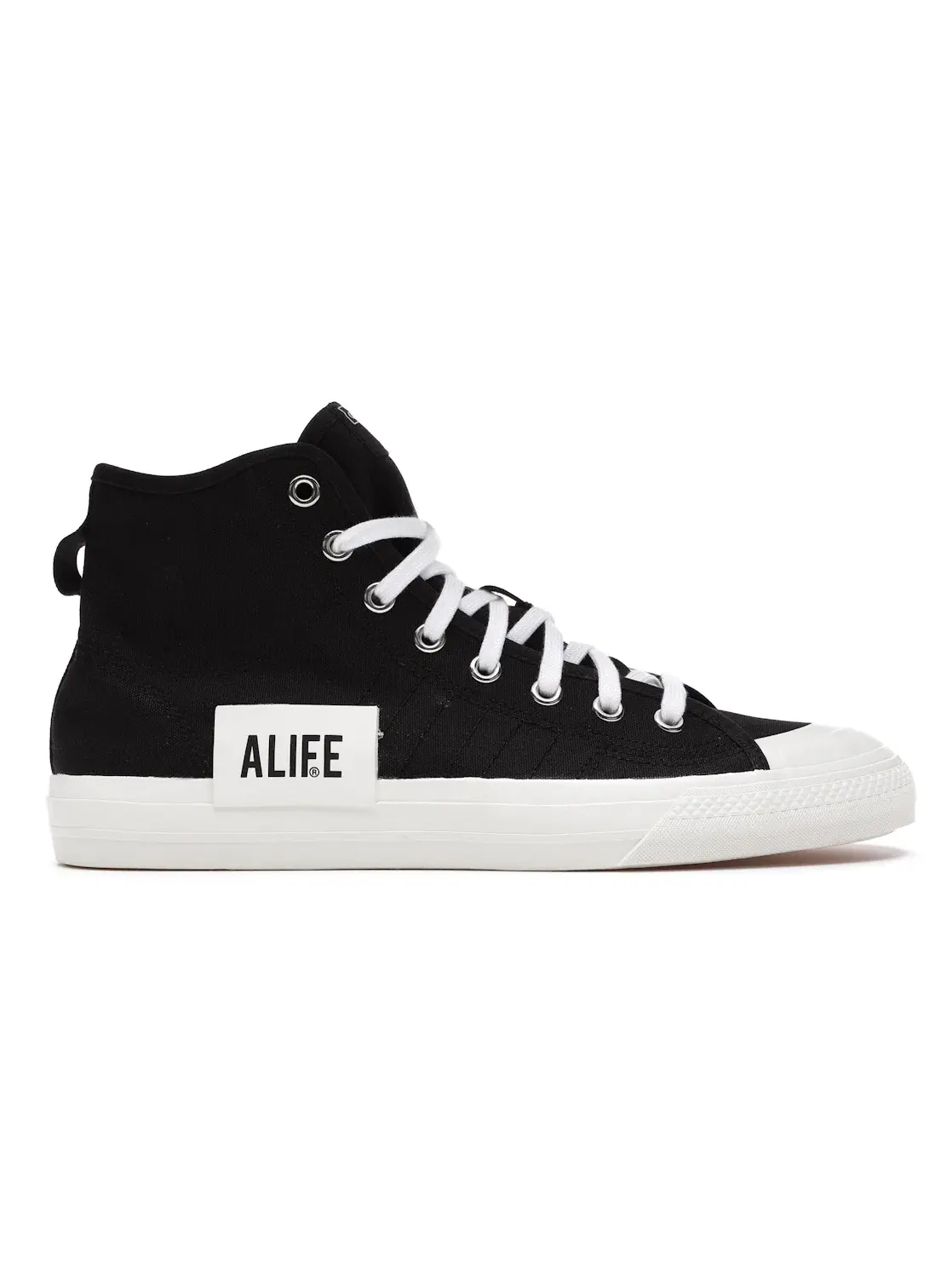 Мужские кроссовки повседневные Adidas Nizza Hi — изображение 1 из 4, черный/белый/белый