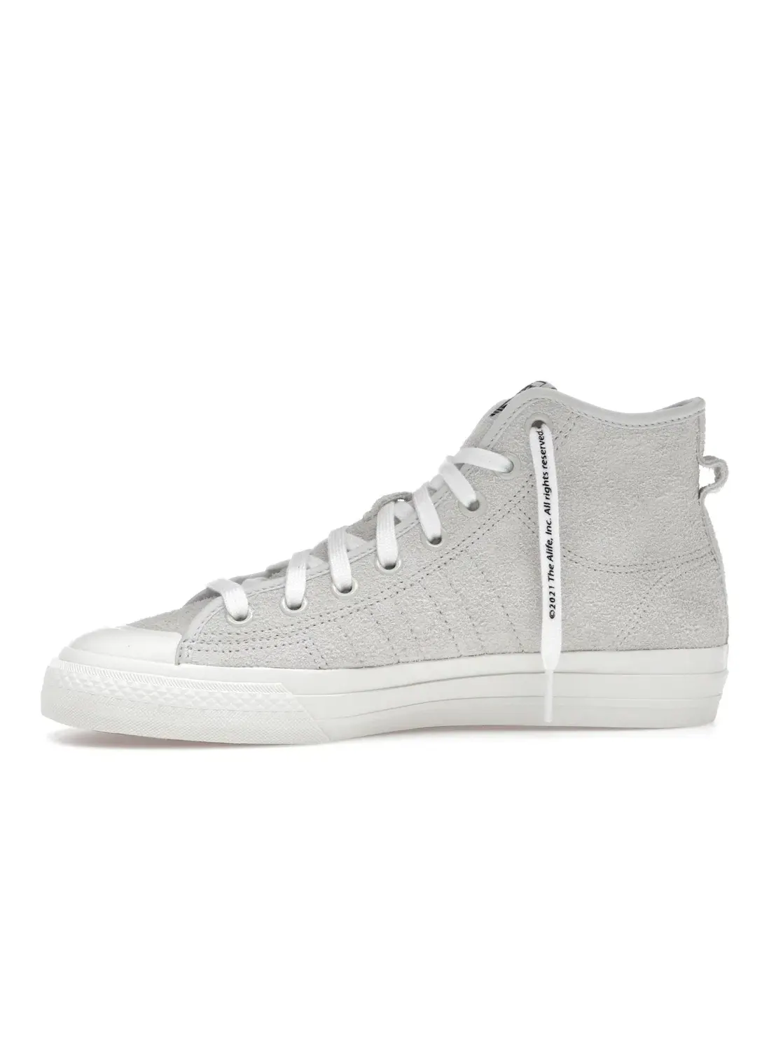 Мужские кроссовки Lifestyle Adidas Nizza Hi — изображение 3 из 4, кремовый белый