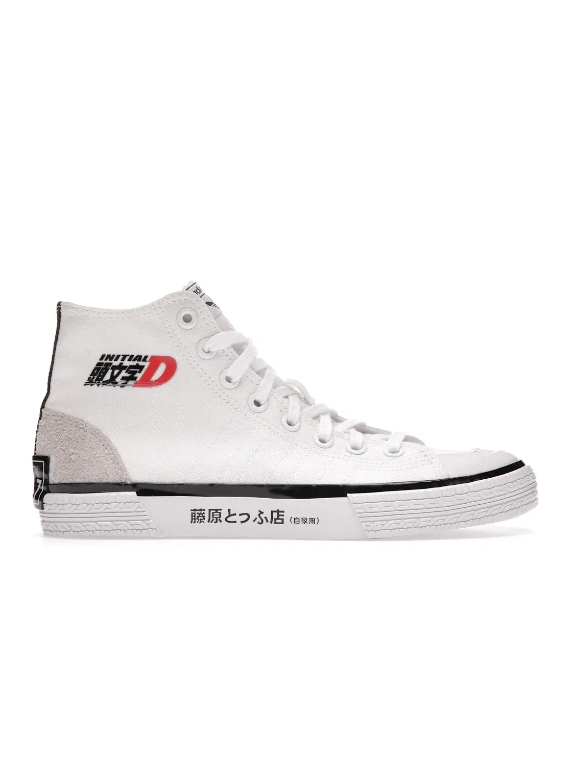 Мужские кроссовки с принтом Adidas Nizza Hi Bait Initial D Toyota Trueno AE86 Adidas — изображение 1 из 4