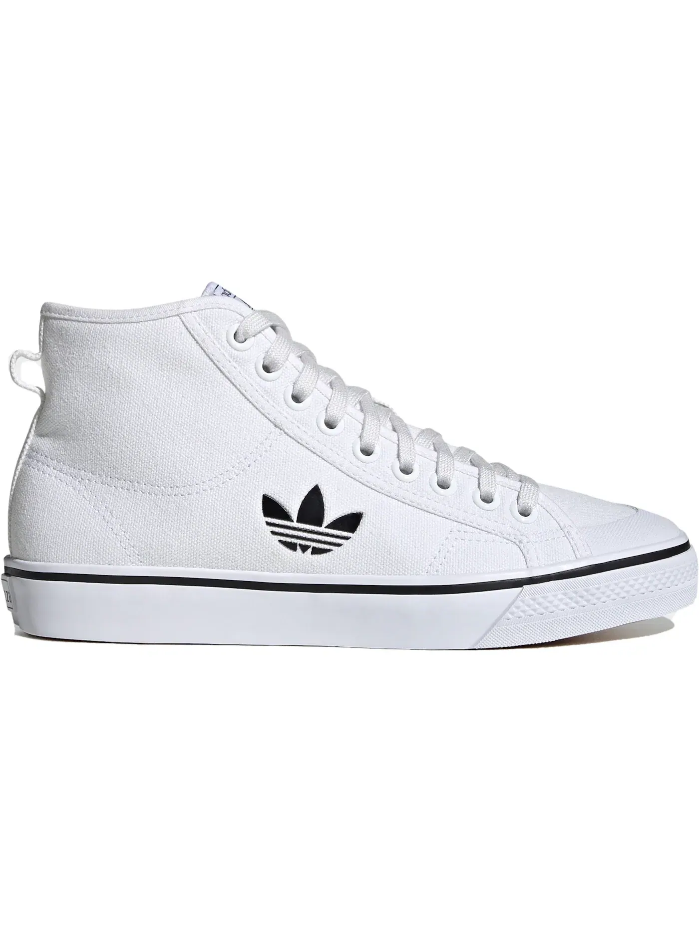 Мужские кроссовки Lifestyle Adidas Nizza Hi — изображение 1 из 1, белый/белый/черный