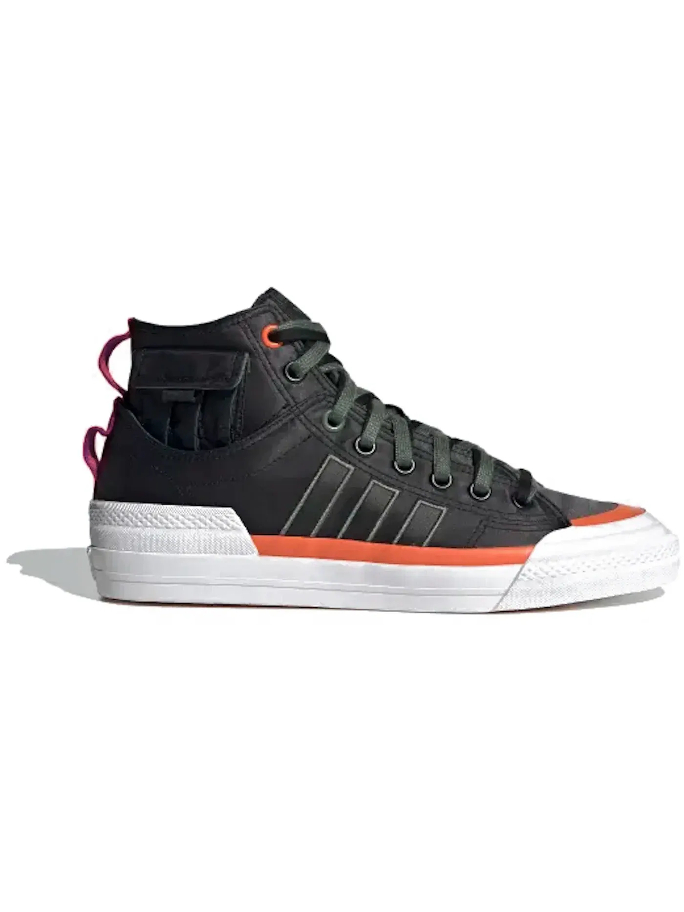 Мужские кроссовки с высоким верхом Adidas Nizza Hi DL — изображение 1 из 1, черный черный зеленый