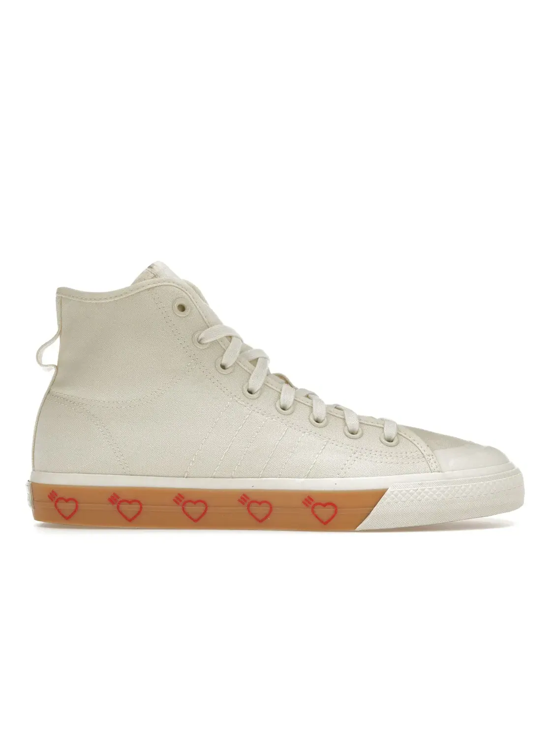 Мужские кроссовки Lifestyle Adidas Nizza Hi — изображение 1 из 4, белый/белый/белый