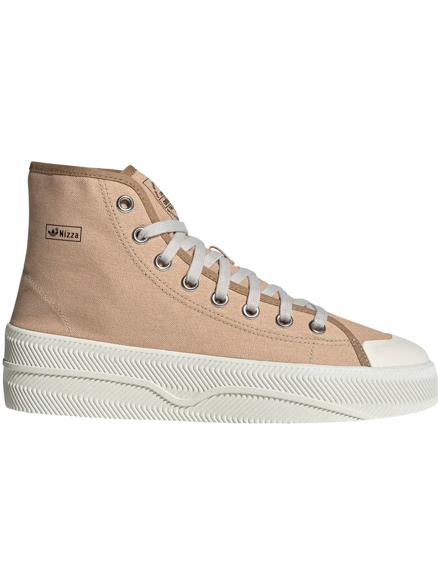 Мужские кроссовки Lifestyle Adidas Nizza Hi — изображение 1 из 1, бледный/песочный/белый