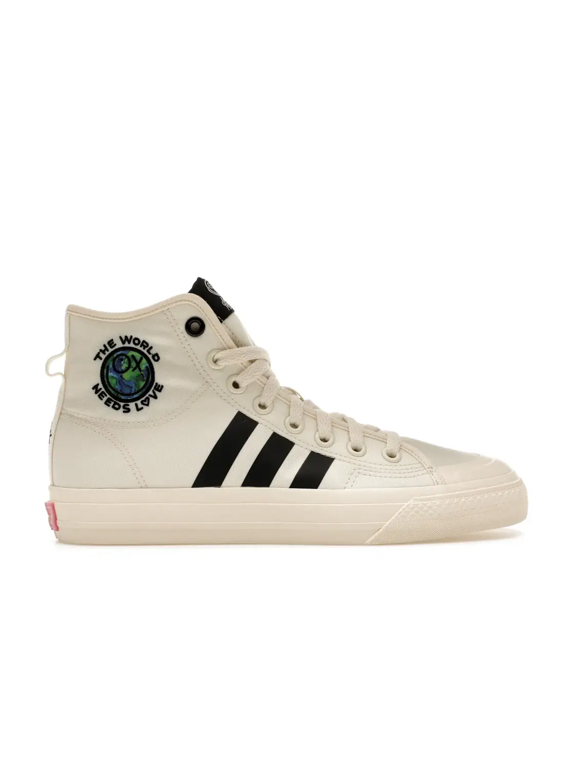 Мужские кроссовки лимитированной серии Adidas Nizza Hi RF — изображение 1 из 4, кремовый белый/черный