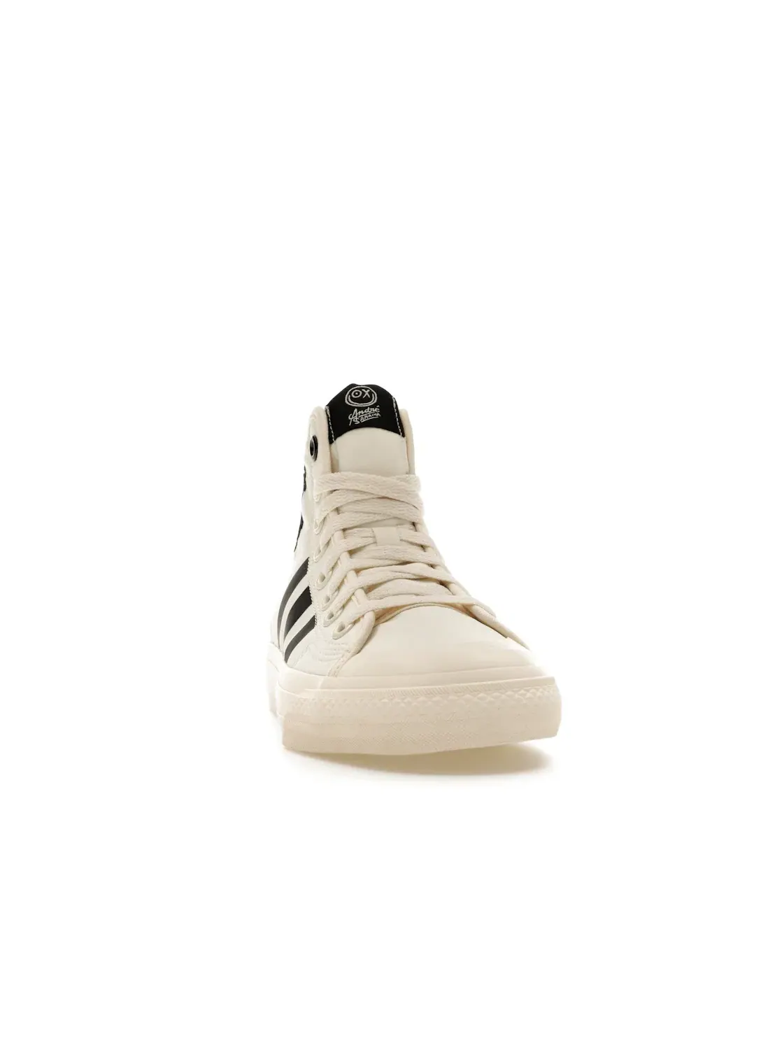 Мужские кроссовки лимитированной серии Adidas Nizza Hi RF — изображение 2 из 4, кремовый белый/черный