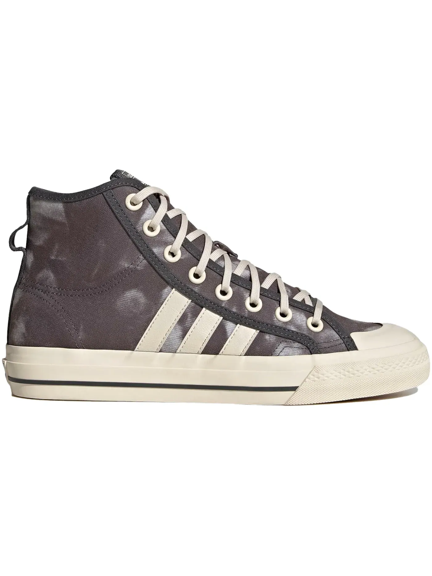 Мужские кроссовки повседневные Adidas Nizza Hi RF — изображение 1 из 1, серый/белый/белый