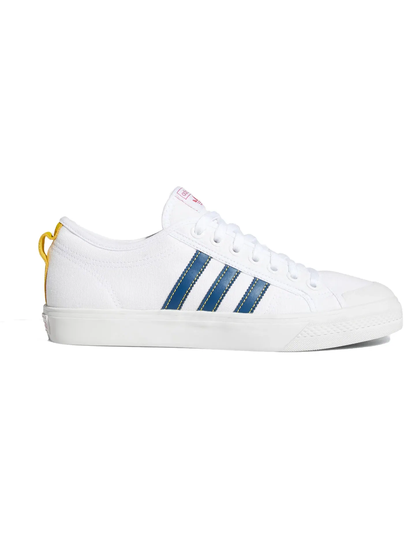 Мужские кеды Lifestyle Adidas Nizza — изображение 1 из 1, белый//желтый