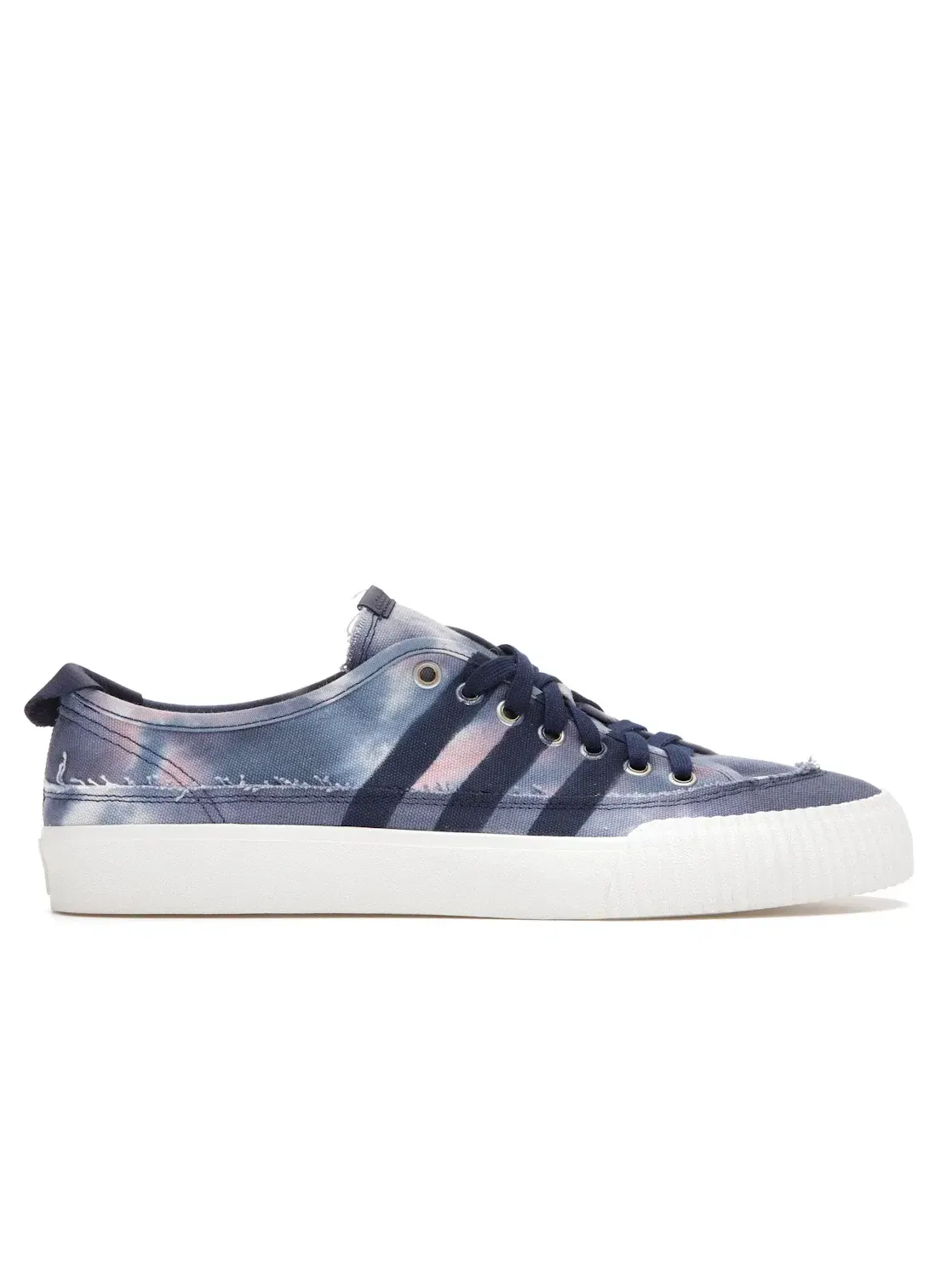 Мужские кроссовки с принтом тай-дай Adidas Nizza Lo — изображение 1 из 4, индиго