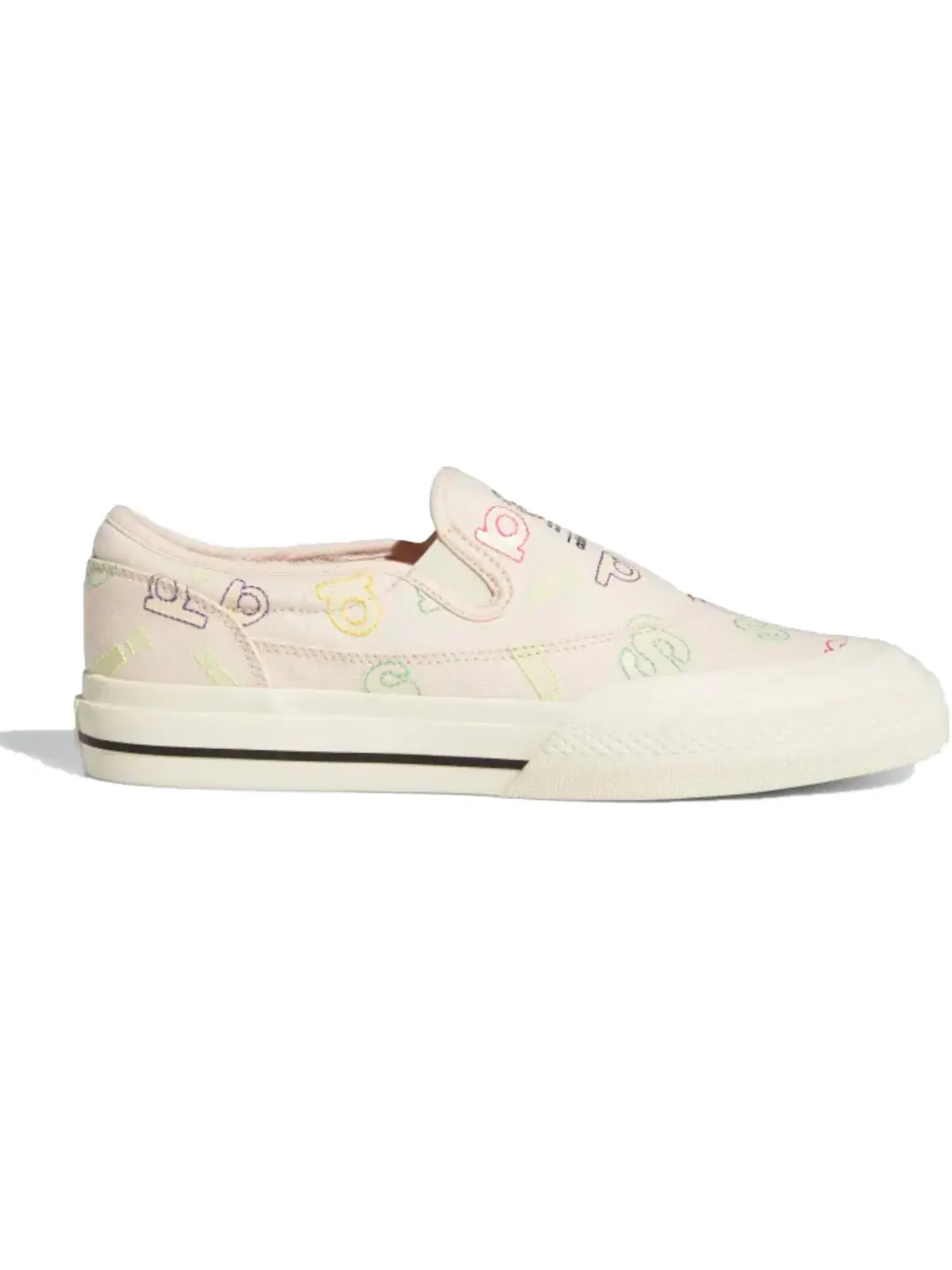 Мужские кроссовки повседневные с принтом Adidas Nizza RF Slip-On — изображение 1 из 1