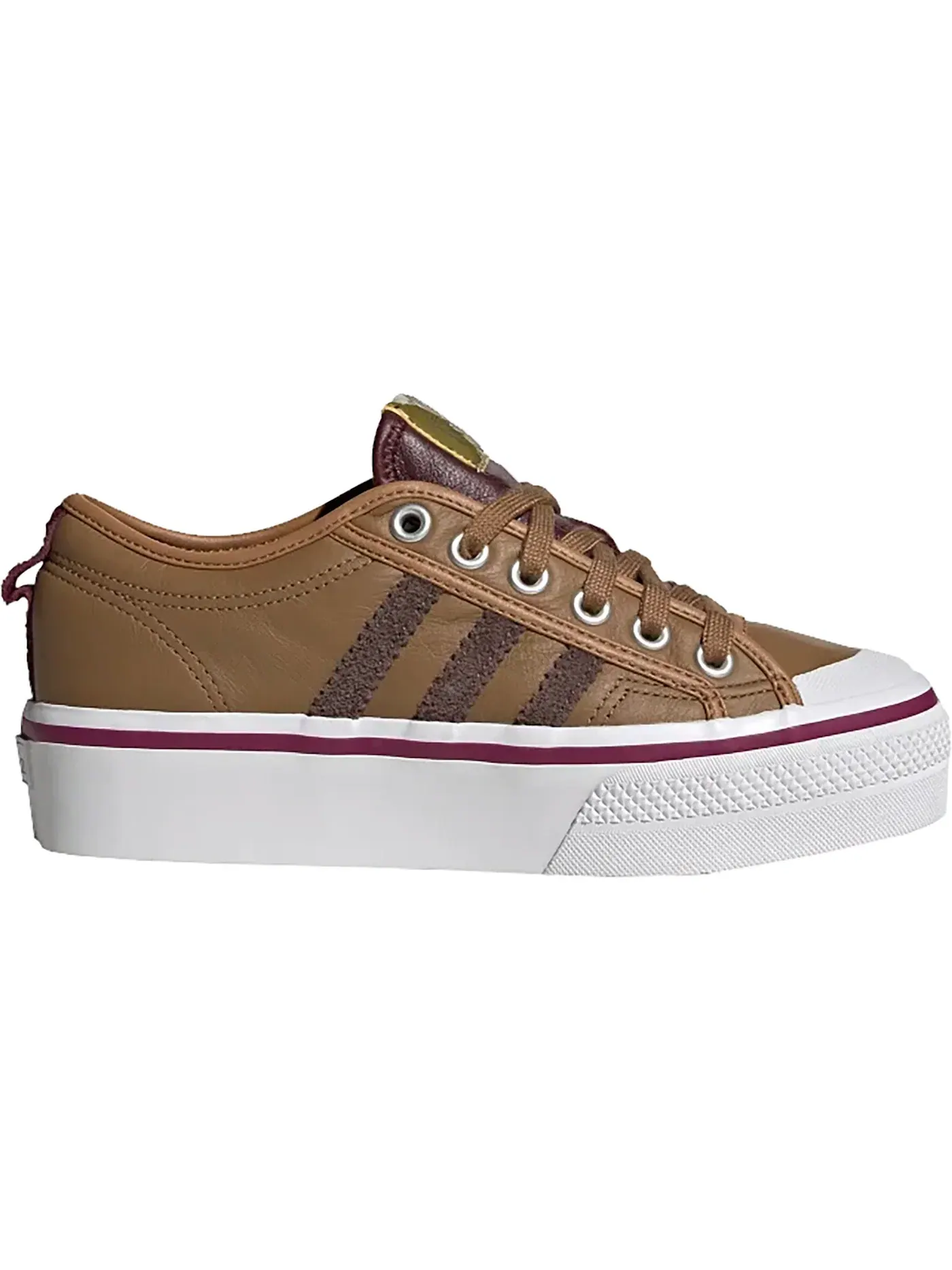 Женские кроссовки Lifestyle Adidas Nizza — изображение 1 из 1, коричневый