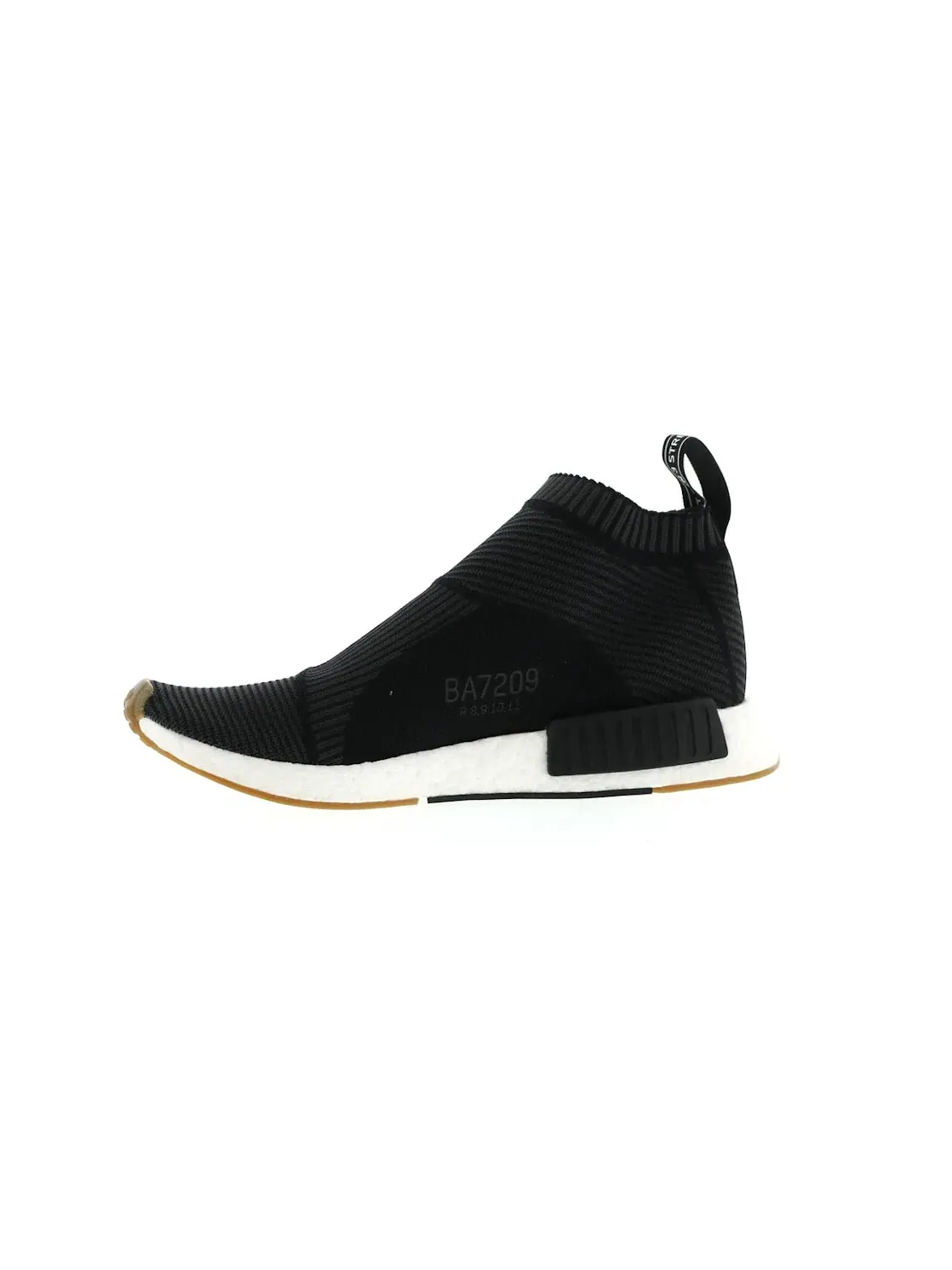 Мужские кроссовки с вязаным верхом NMD City Sock Adidas — изображение 3 из 4, черный/белый