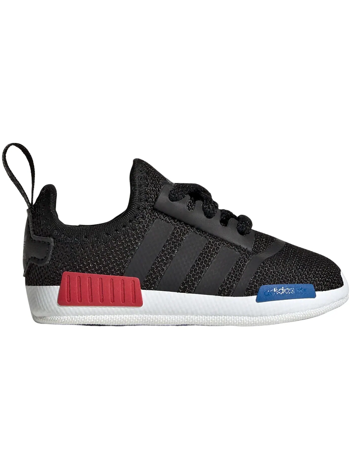 Детские кроссовки Lifestyle с принтом Adidas NMD Adidas — изображение 1 из 1, черный/черный/серый