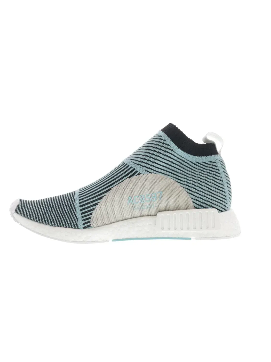 Мужские кроссовки lifestyle с носковой конструкцией Adidas NMD CS1 Parley — изображение 3 из 4, черный черный синий
