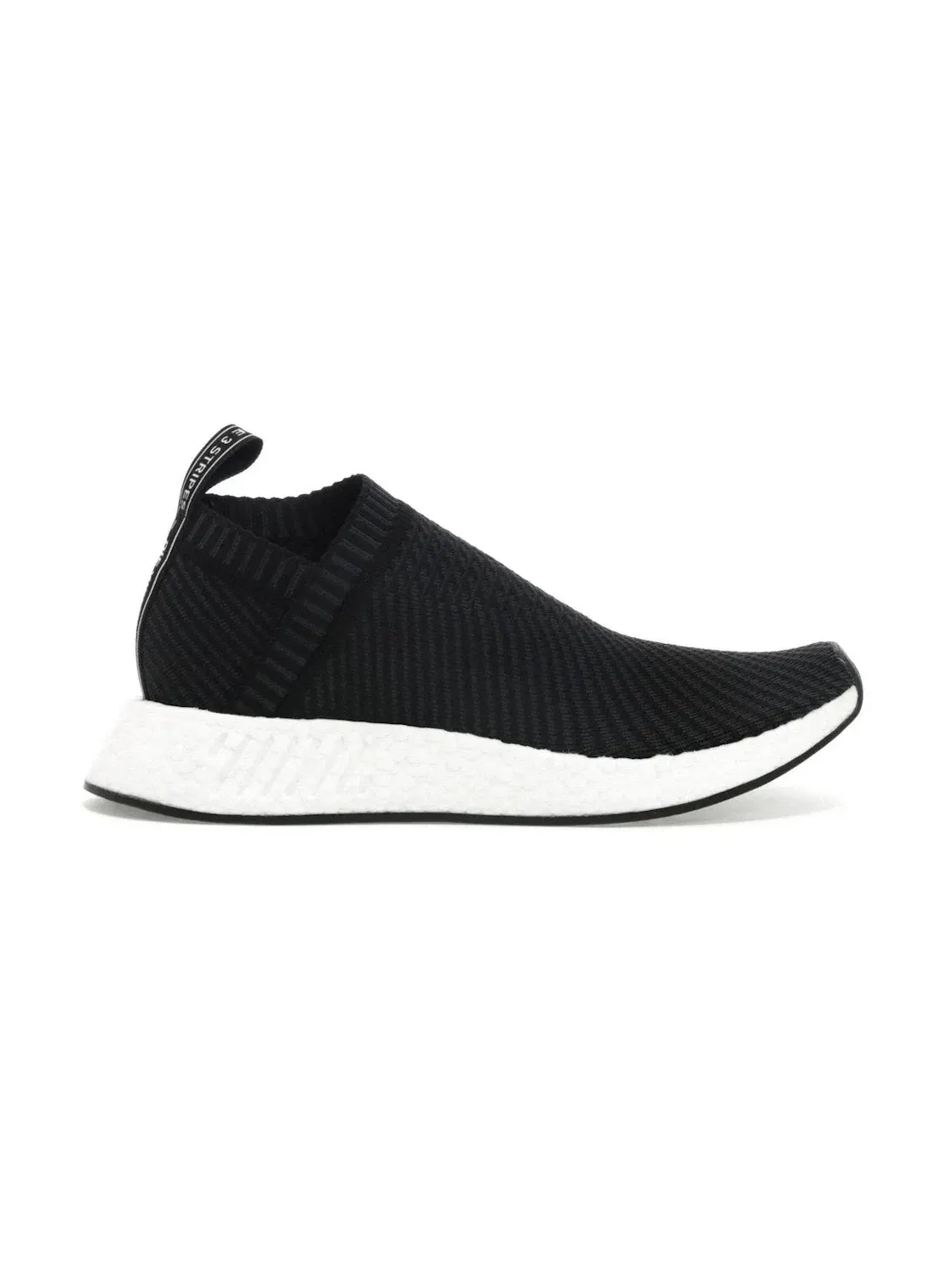 Мужские кроссовки без шнурков Adidas NMD CS2 Core Black Red Solid — изображение 1 из 4, черный/красный
