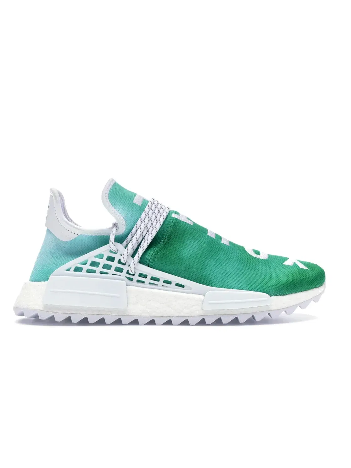 Мужские кроссовки Lifestyle с принтом Adidas Pharrell NMD HU — изображение 1 из 4, зеленый/белый