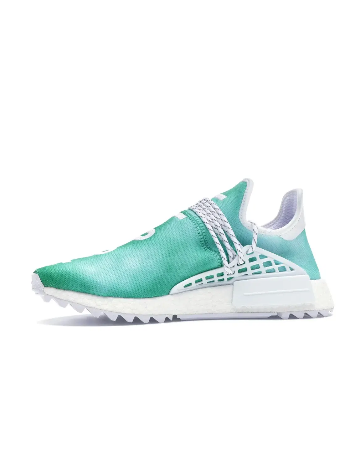 Мужские кроссовки Lifestyle с принтом Adidas Pharrell NMD HU — изображение 3 из 4, зеленый/белый