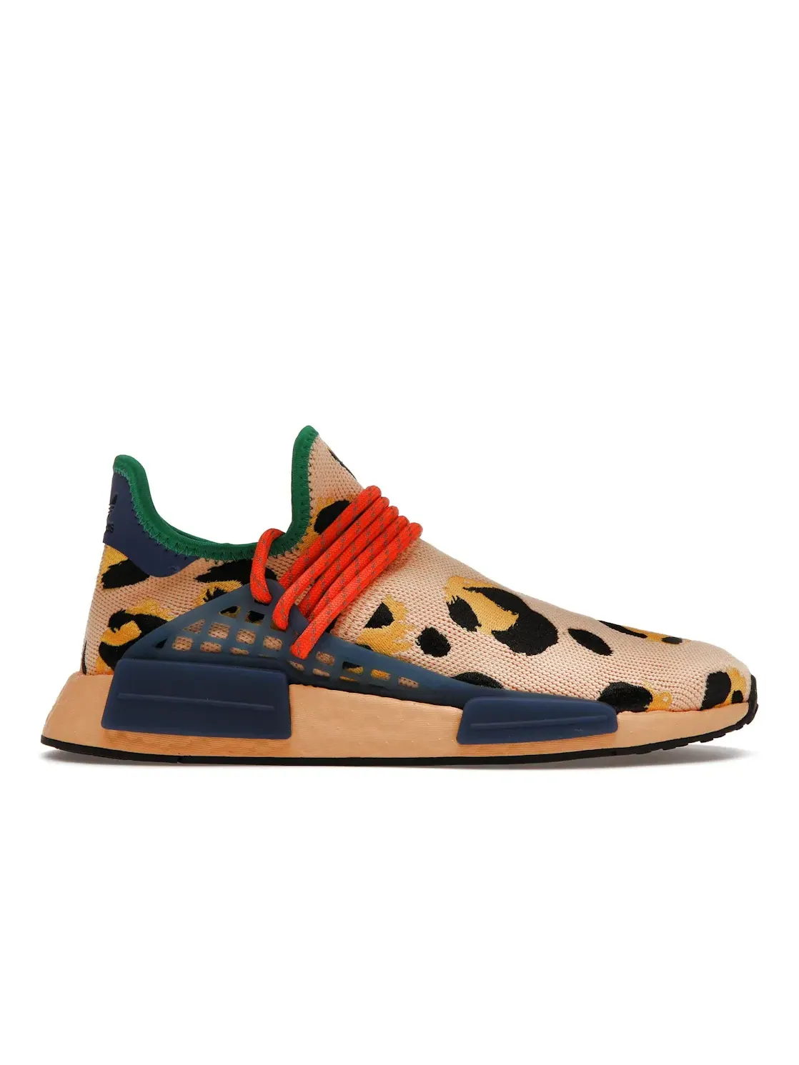 Мужские кроссовки с леопардовым принтом Adidas NMD Hu Pharrell — изображение 1 из 4, золотистый черный