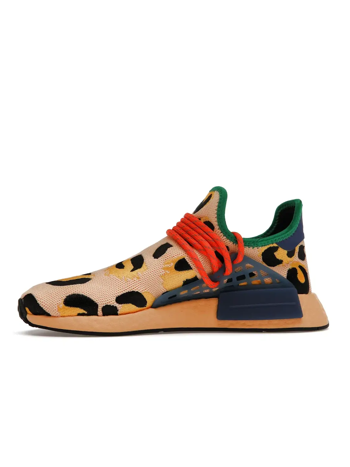 Мужские кроссовки с леопардовым принтом Adidas NMD Hu Pharrell — изображение 3 из 4, золотистый черный