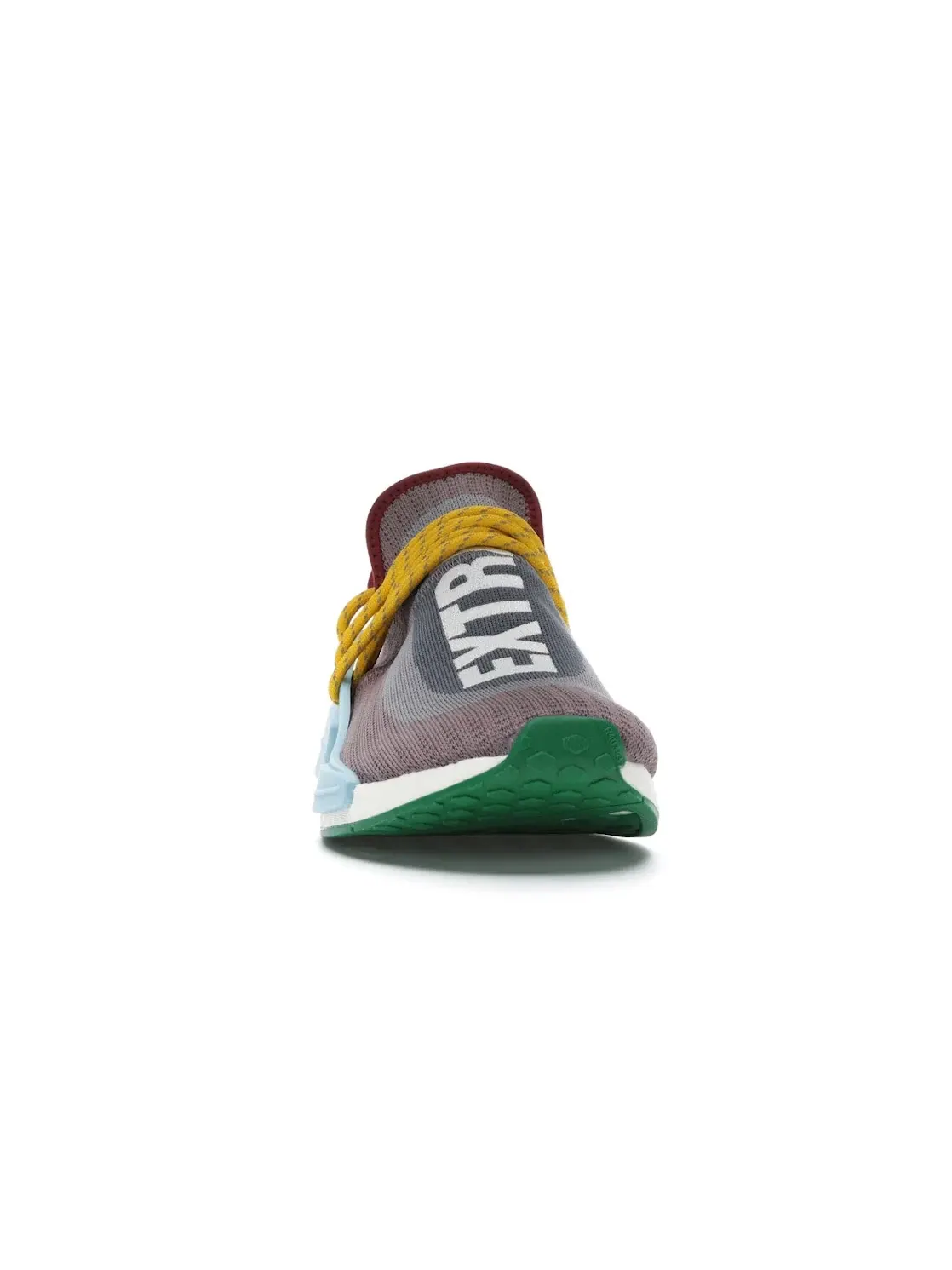 Мужские кроссовки Lifestyle с ярким дизайном Adidas NMD Hu — изображение 2 из 4, серый/бордовый/зеленый