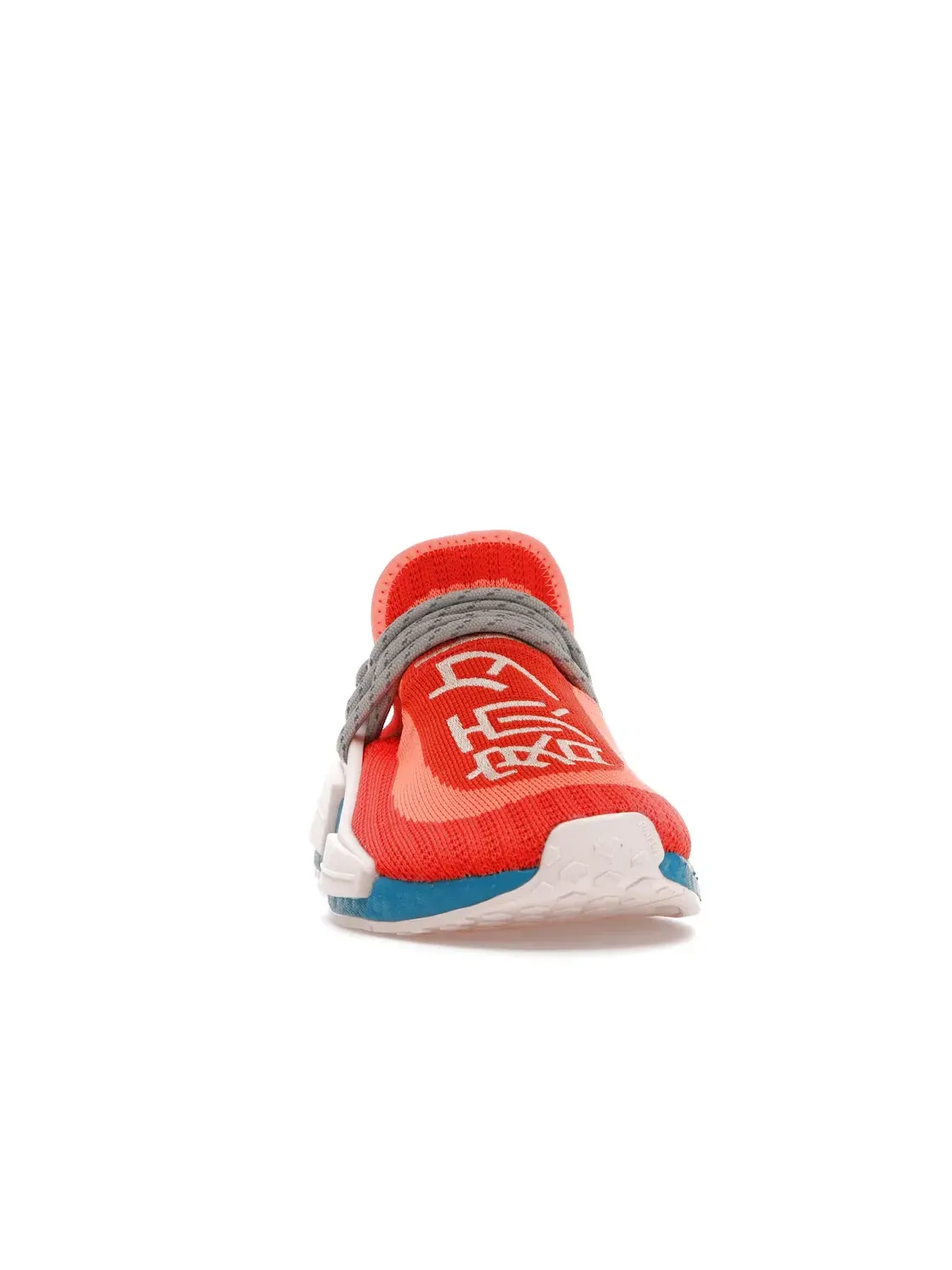 Мужские кроссовки с коллаборацией Pharrell Extra Eye Adidas NMD Hu — изображение 2 из 4, оранжевый/бежевый/синий