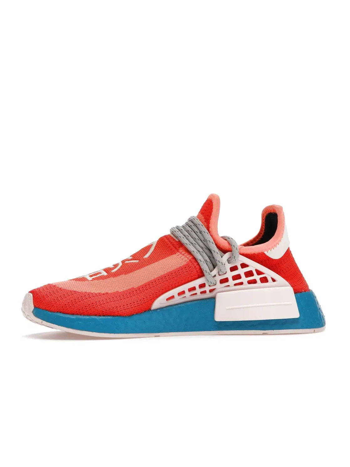 Мужские кроссовки с коллаборацией Pharrell Extra Eye Adidas NMD Hu — изображение 3 из 4, оранжевый/бежевый/синий