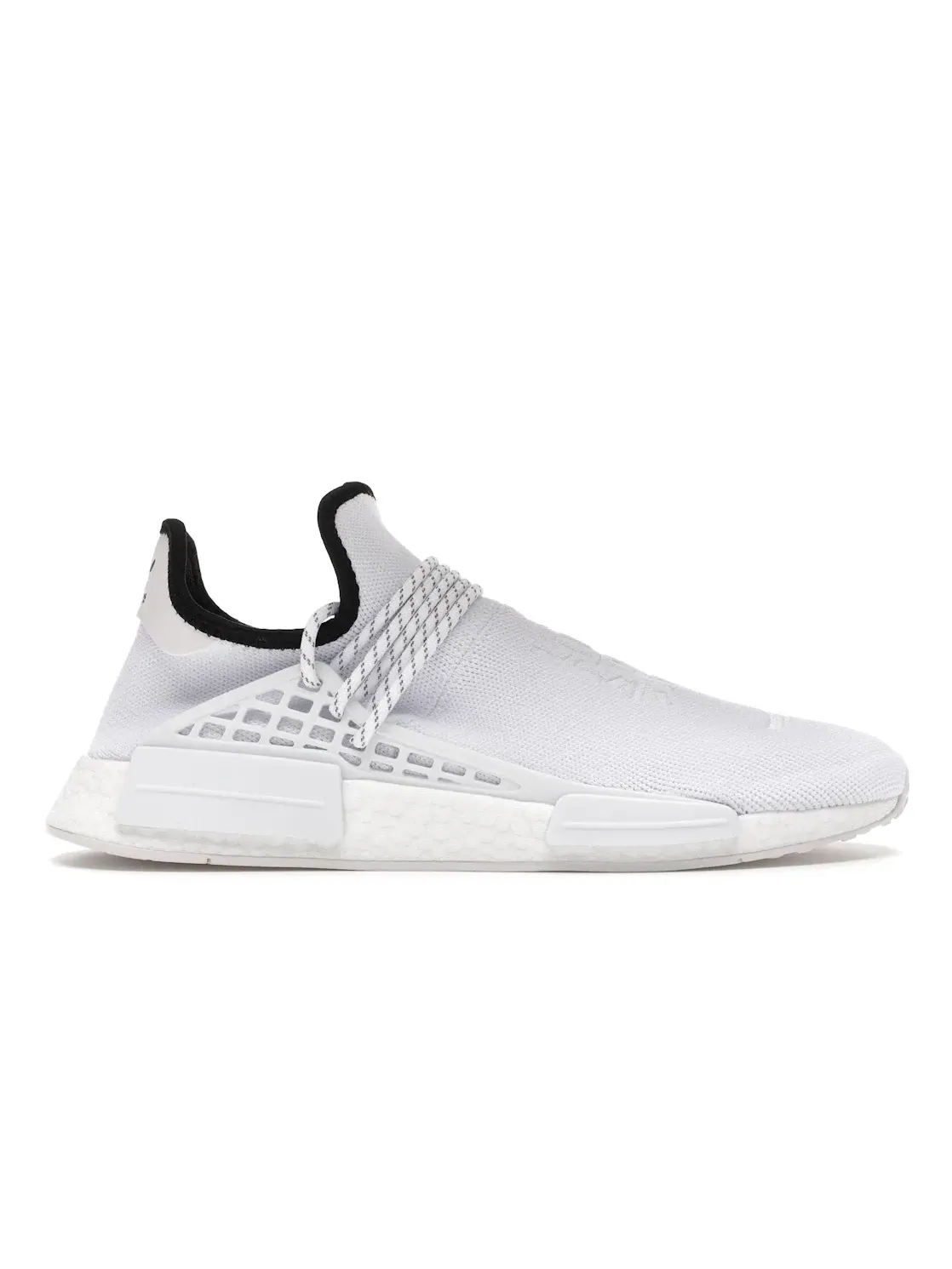 Мужские кроссовки с принтом Adidas NMD Hu Pharrell — изображение 1 из 4, белый/черный/белый