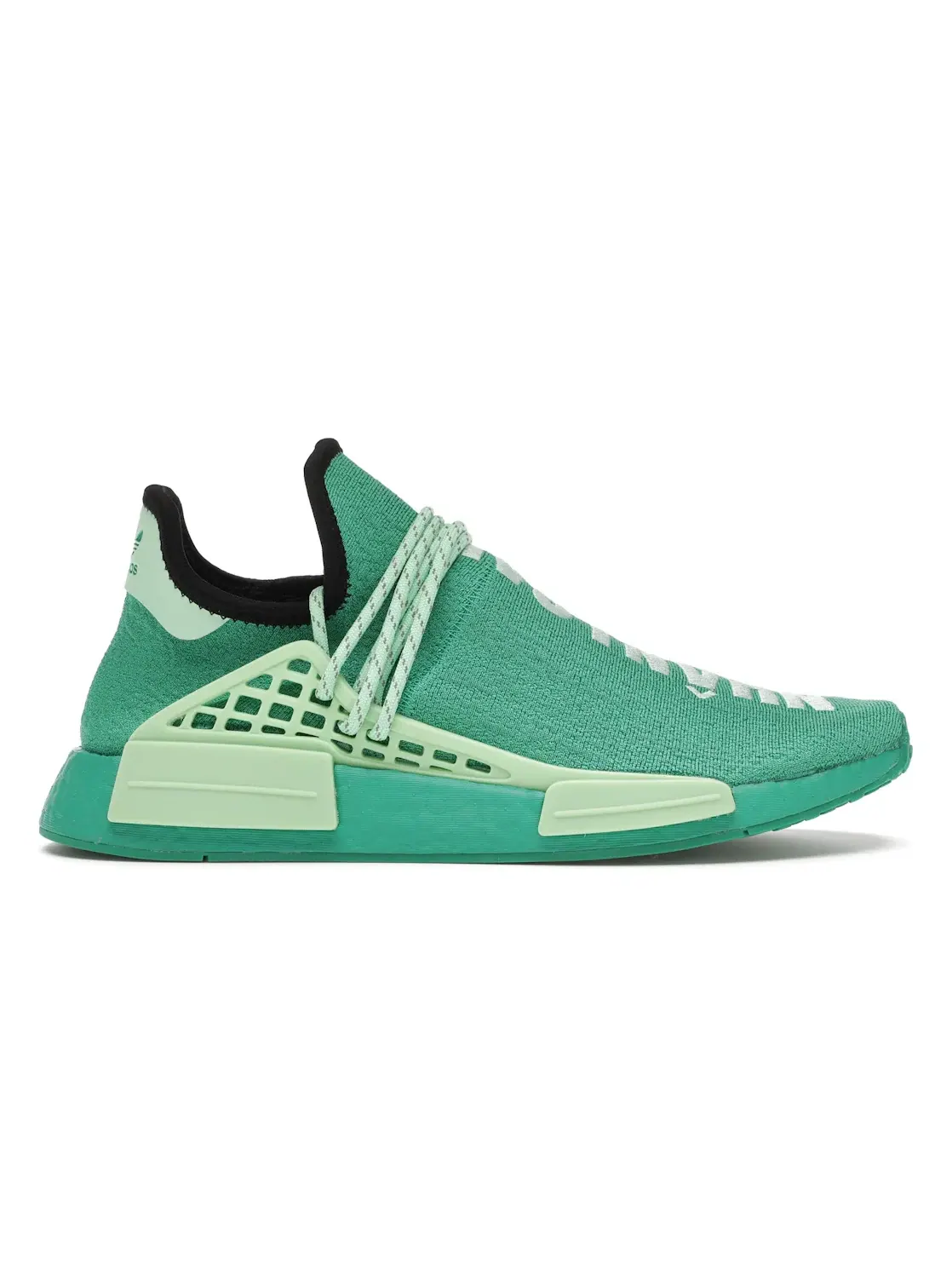 Мужские кроссовки с принтом Adidas NMD Hu Pharrell Green Complexland — изображение 1 из 4, зеленый/зеленый