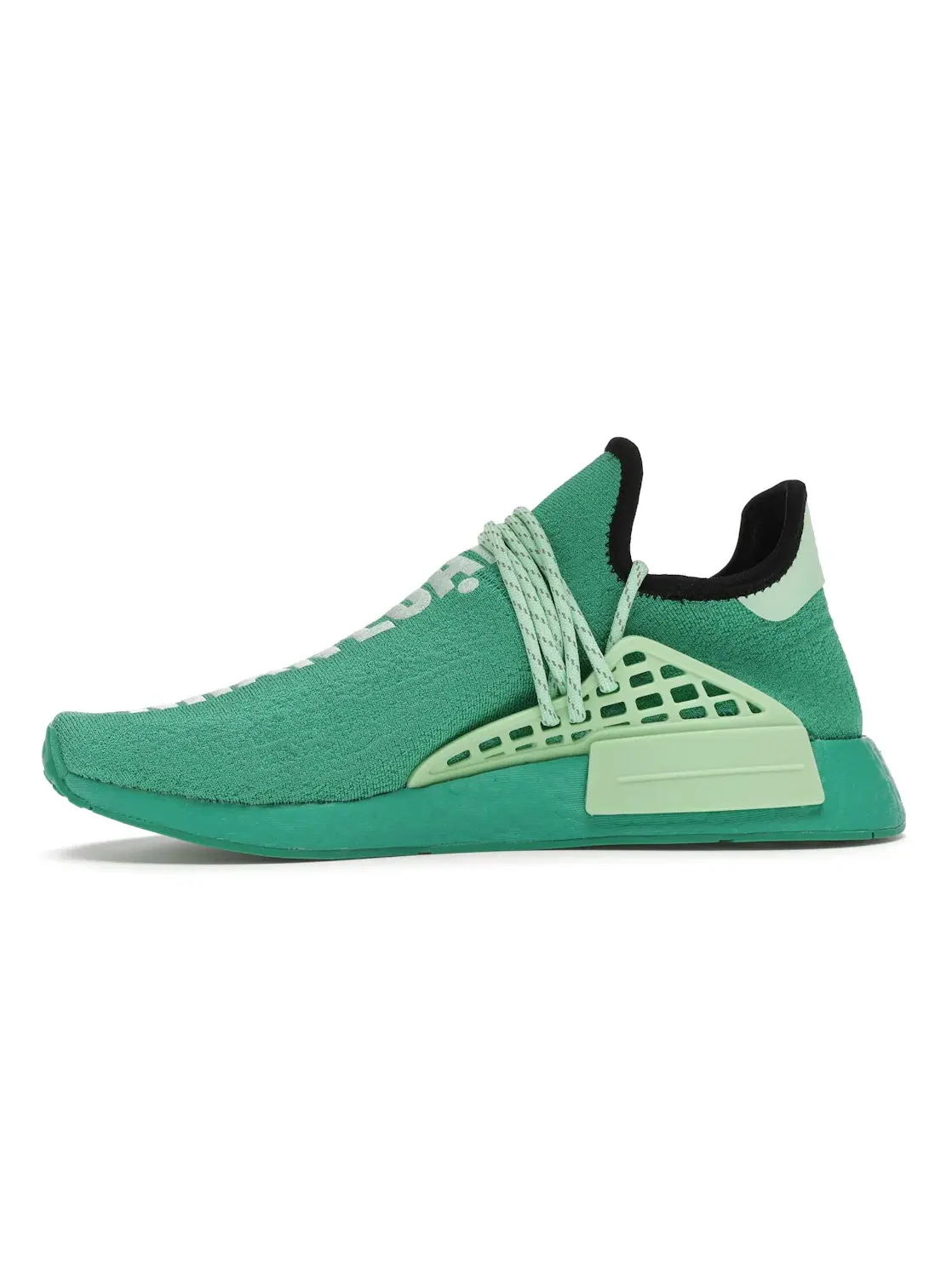 Мужские кроссовки с принтом Adidas NMD Hu Pharrell Green Complexland — изображение 3 из 4, зеленый/зеленый