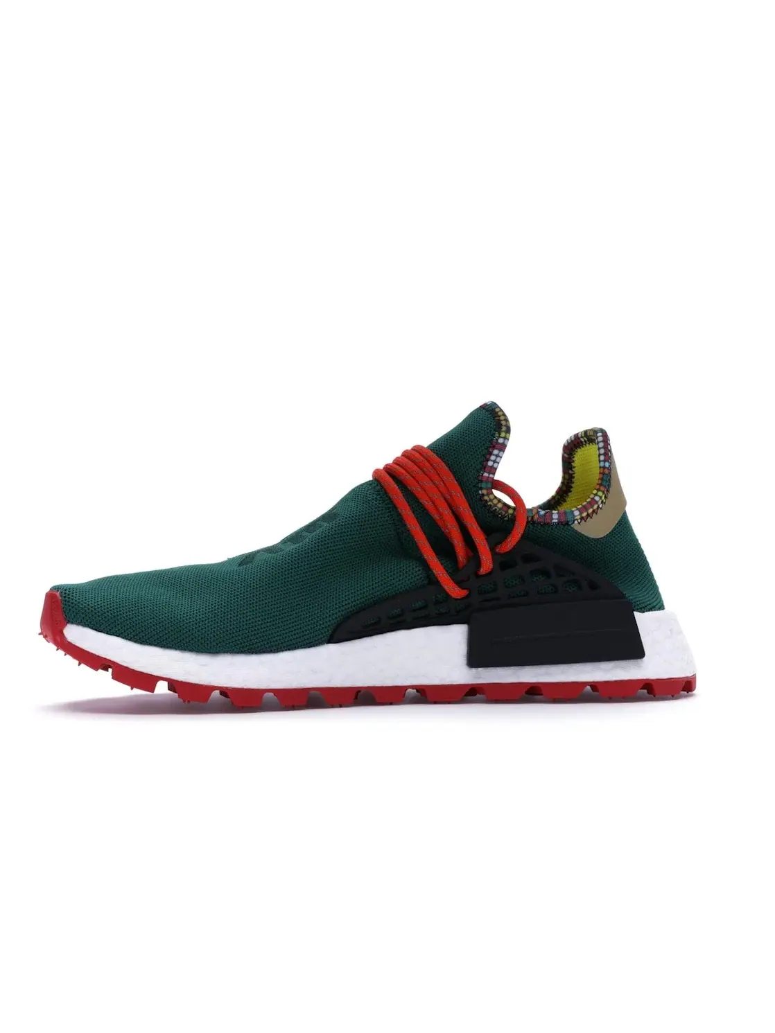 Мужские кроссовки Lifestyle Adidas NMD Hu Pharrell Inspiration Pack — изображение 2 из 3, зеленый/черный/оранжевый