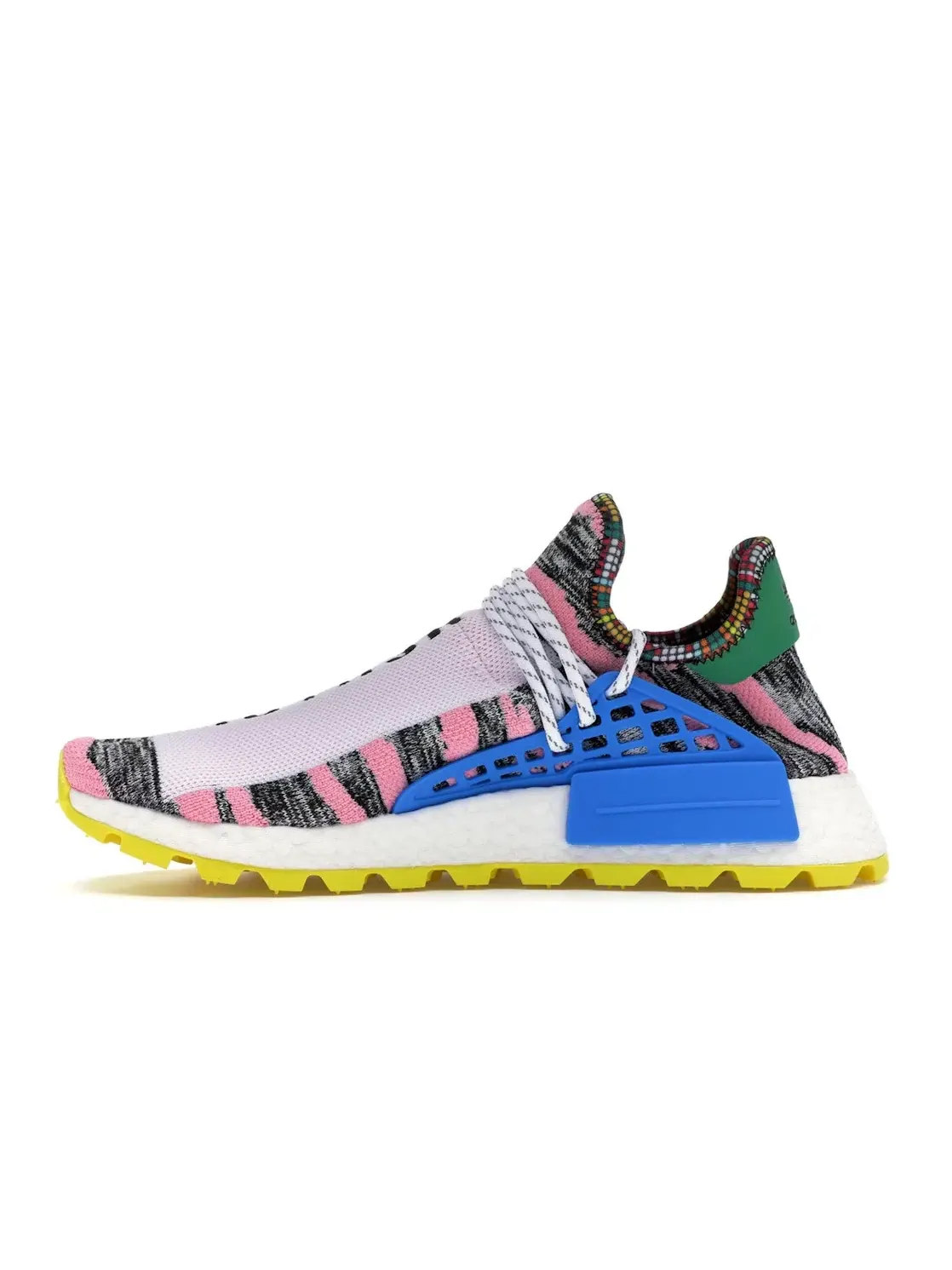 Мужские кроссовки с принтом Adidas NMD Hu — изображение 3 из 4, белый/розовый/желтый