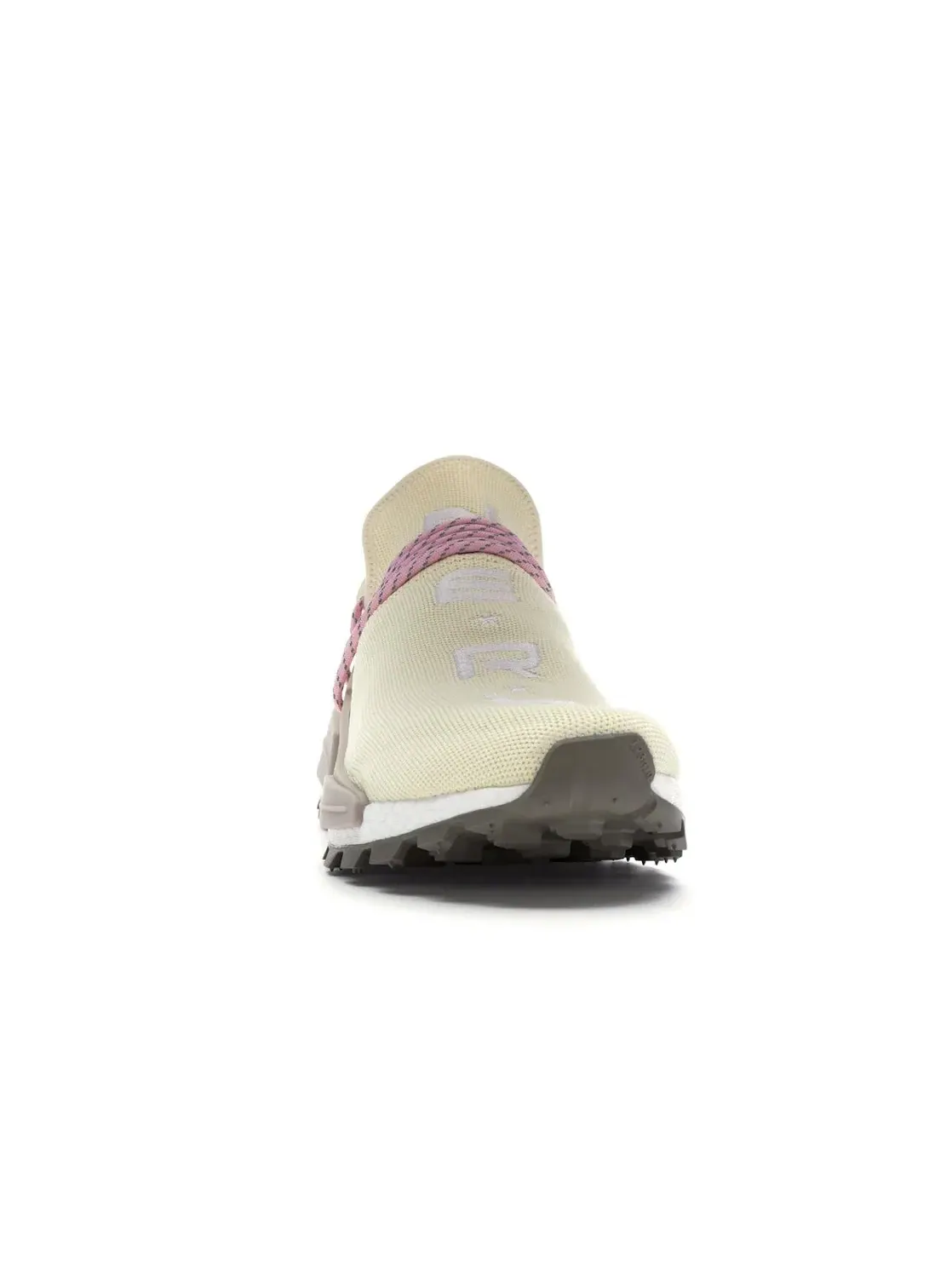 Мужские кроссовки lifestyle с принтом Adidas NMD Hu Pharrell NERD Cream — изображение 2 из 4, кремовый розовый серый