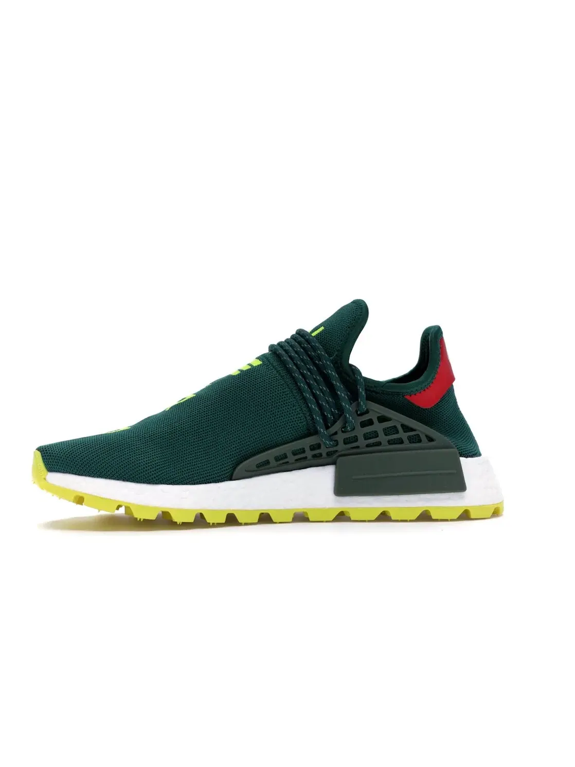 Мужские кроссовки с принтом Adidas NMD Hu Pharrell NERD — изображение 3 из 4, зеленый желтый