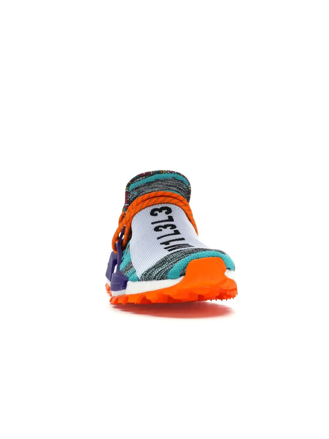 Мужские кроссовки с принтом Adidas NMD Hu — изображение 2 из 4, белый/черный/оранжевый