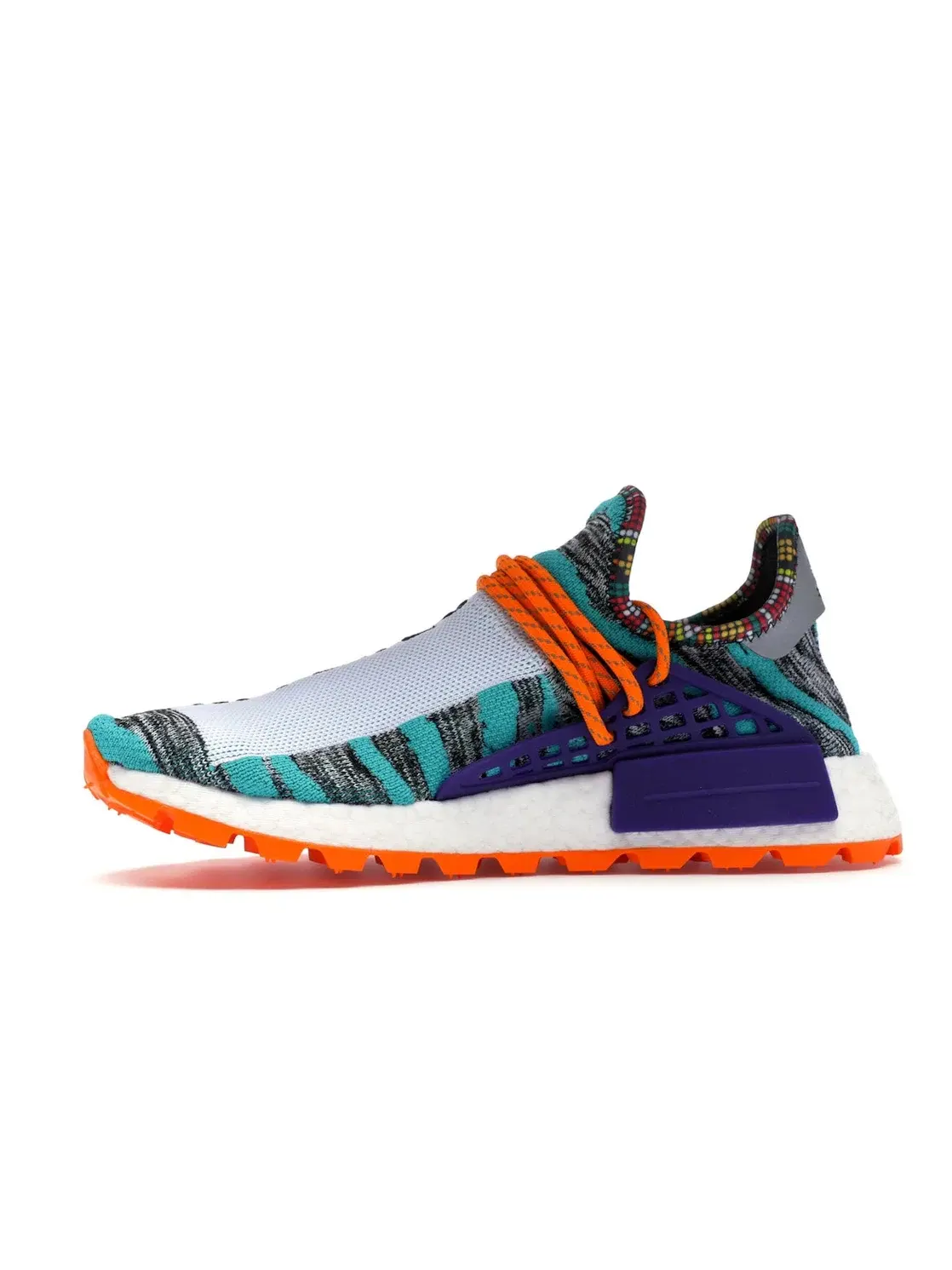 Мужские кроссовки с принтом Adidas NMD Hu — изображение 3 из 4, белый/черный/оранжевый