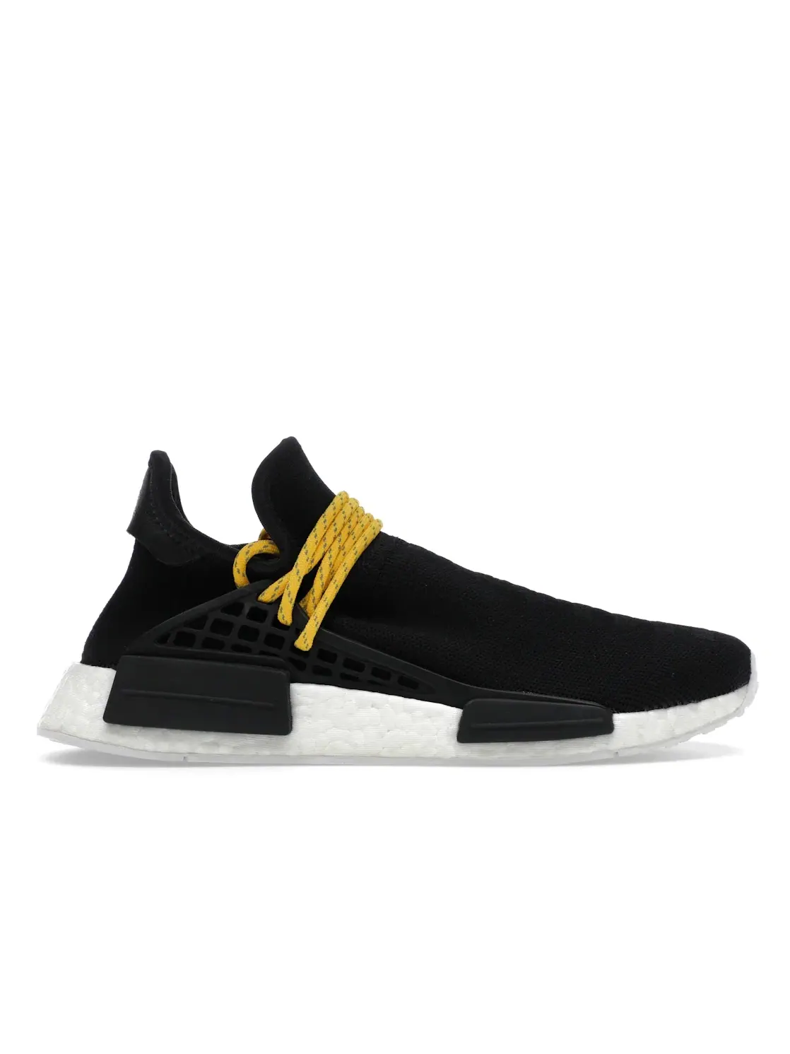 Мужские кроссовки с принтом Adidas NMD HU Pharrell Human Species — изображение 1 из 4, черный черный черный
